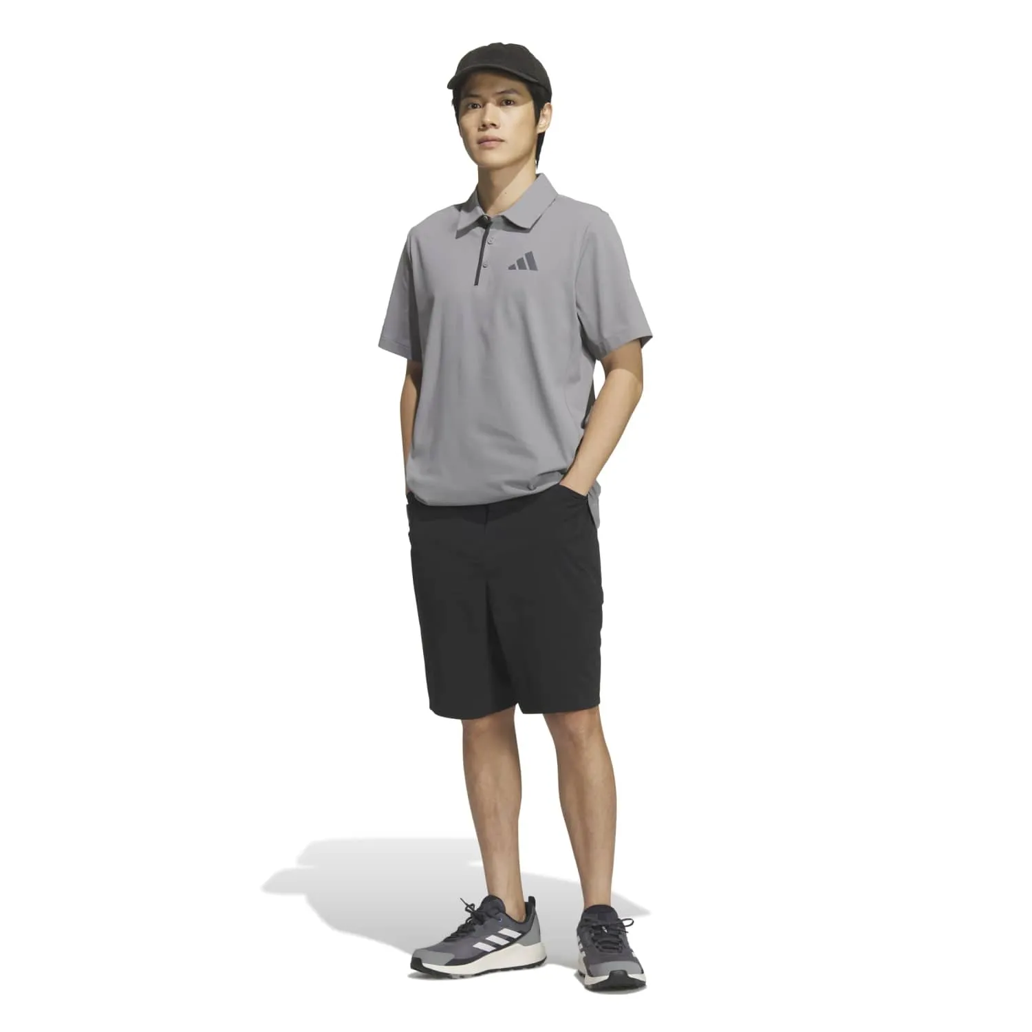 adidas Erkek Kısa Kollu Gri Multi Polo Tişört KC7018 - Görsel 4