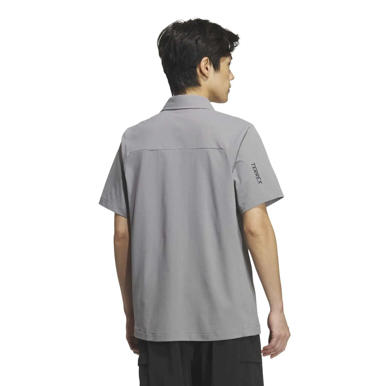adidas Erkek Kısa Kollu Gri Multi Polo Tişört KC7018 - Görsel 5