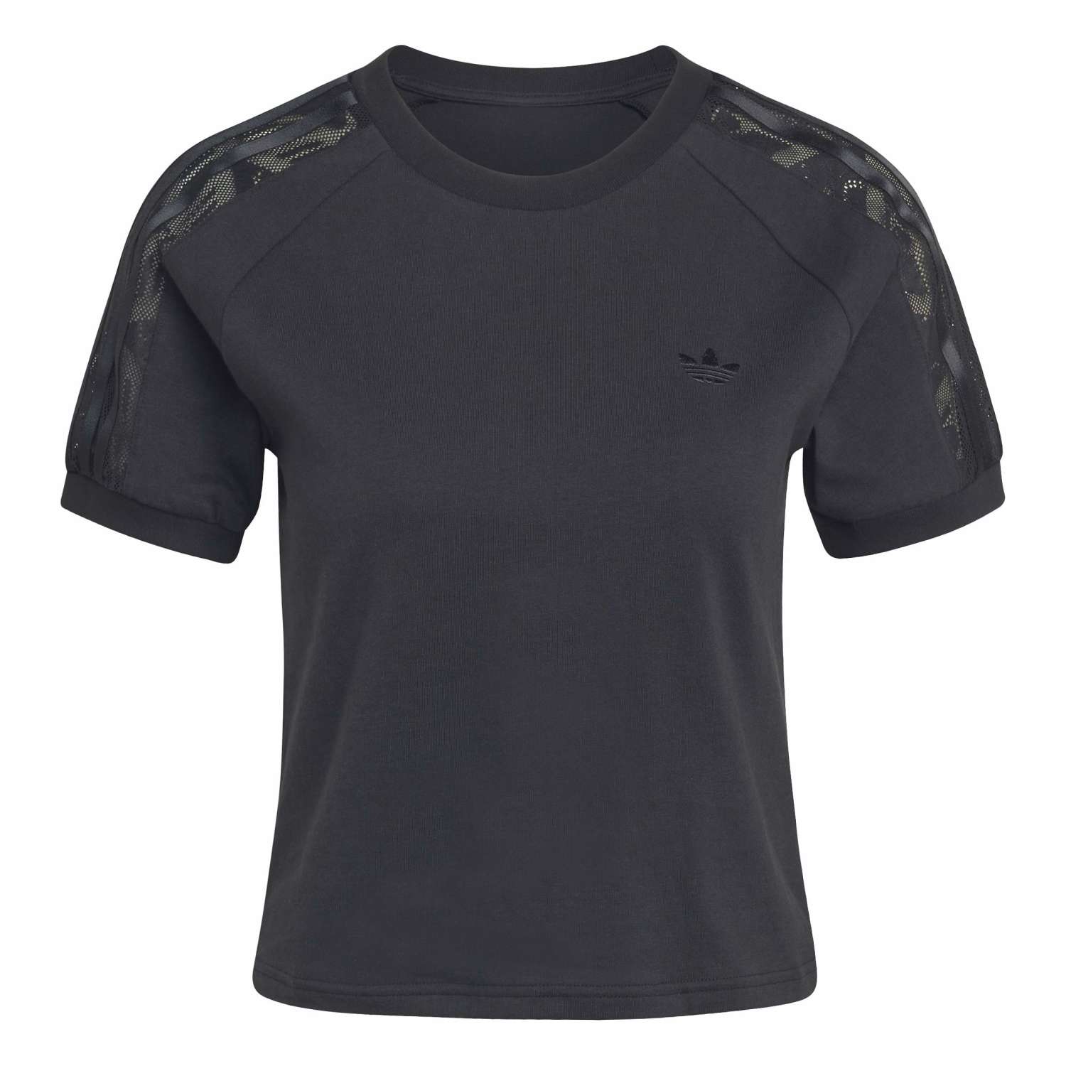 adidas Kadın Lace Calı Siyah Tişört KC8150