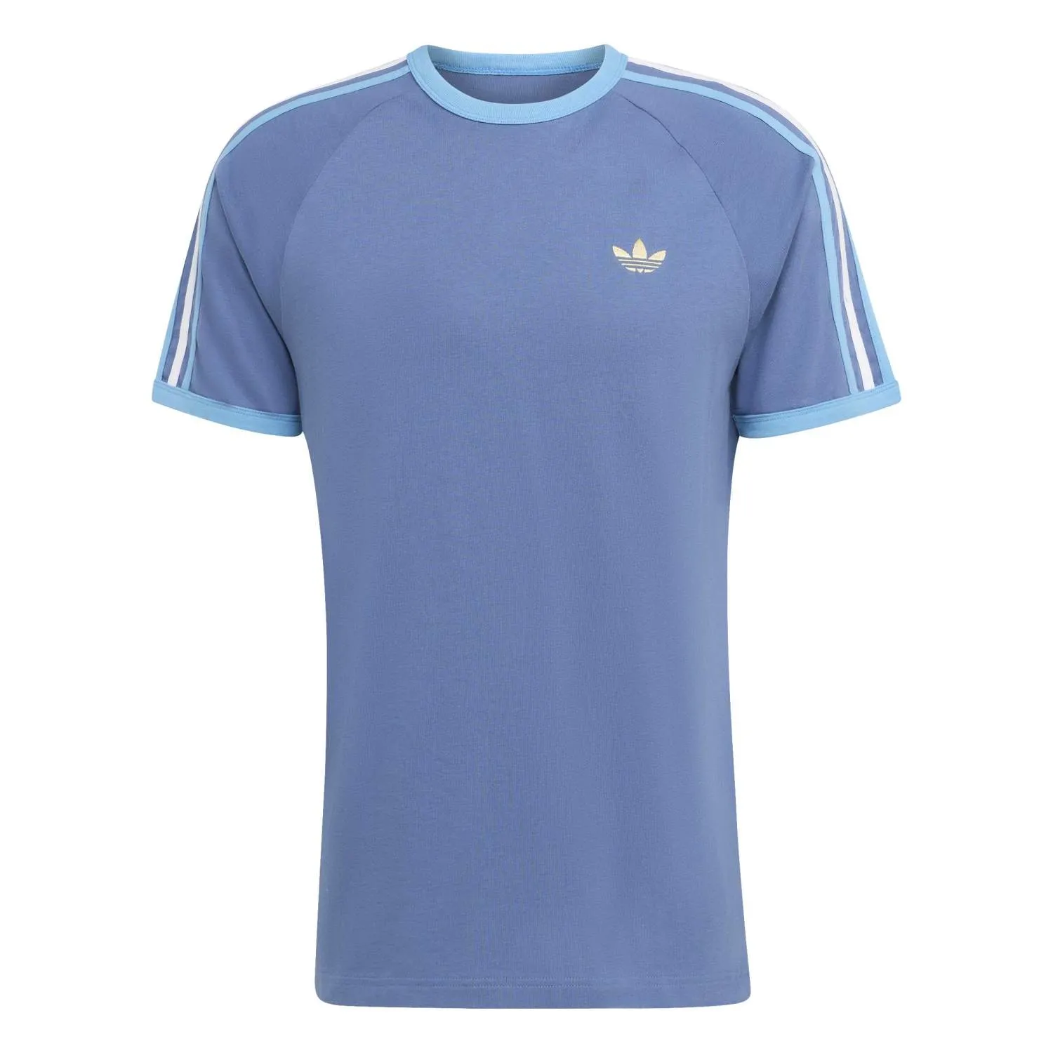 adidas Erkek Mavi 3 Bantlı Tişört KC8638 - Görsel 1