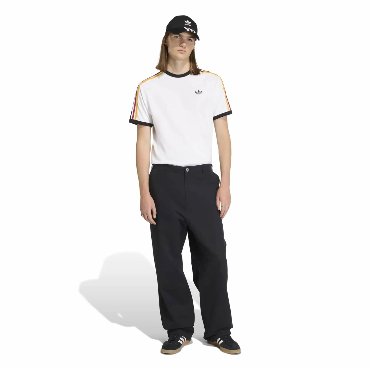 adidas Erkek Beyaz 3 Bantlı Tişört KC8639 - Görsel 2