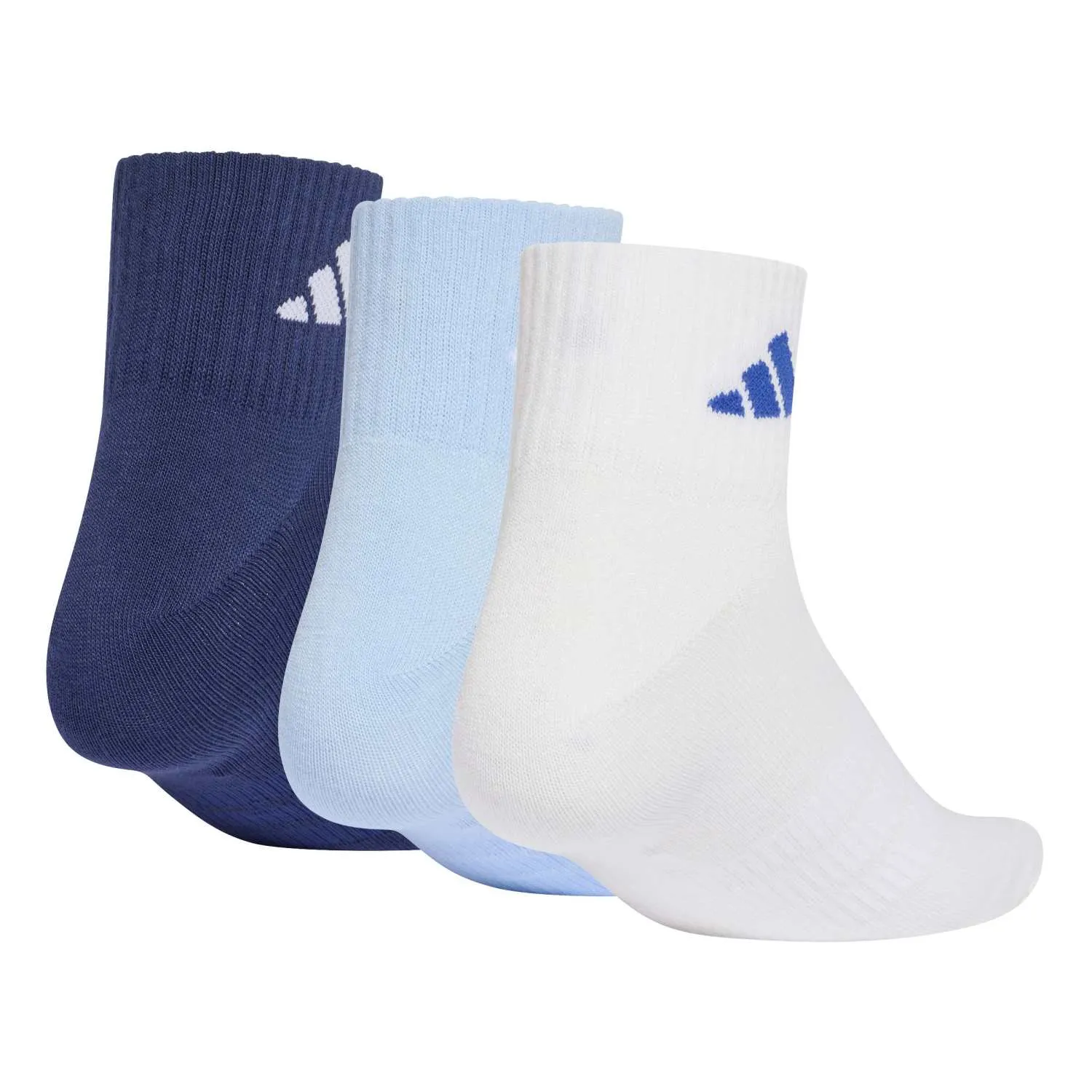 adidas Unisex 3'lü Bilek Boy Beyaz Çorap KC9611 - Görsel 2