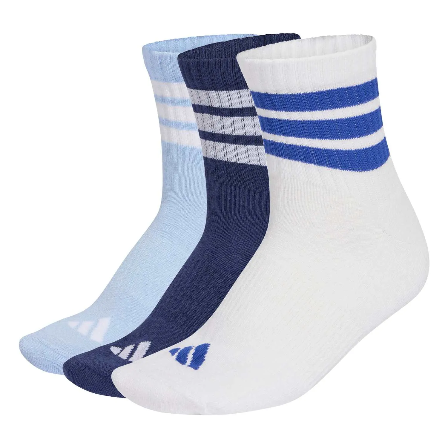 adidas Erkek 3S Ess C Mıd 3P Çorap KC9615 - Görsel 1