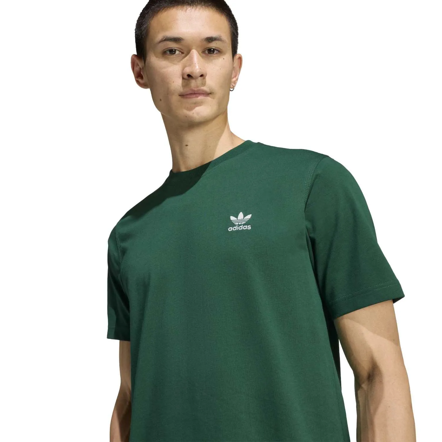 adidas Erkek TREFOIL ESSENTIALS Yeşil Tişört KD1323 - Görsel 3