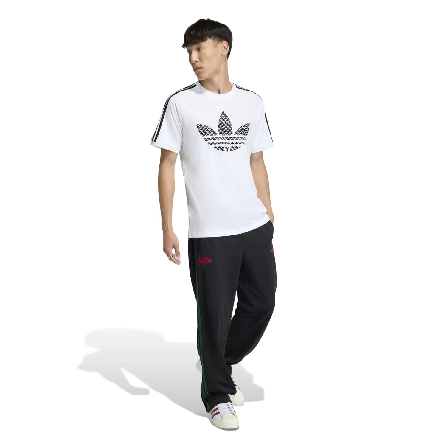 adidas Erkek Monogram 3S Beyaz Tişört KD1360 - Görsel 2