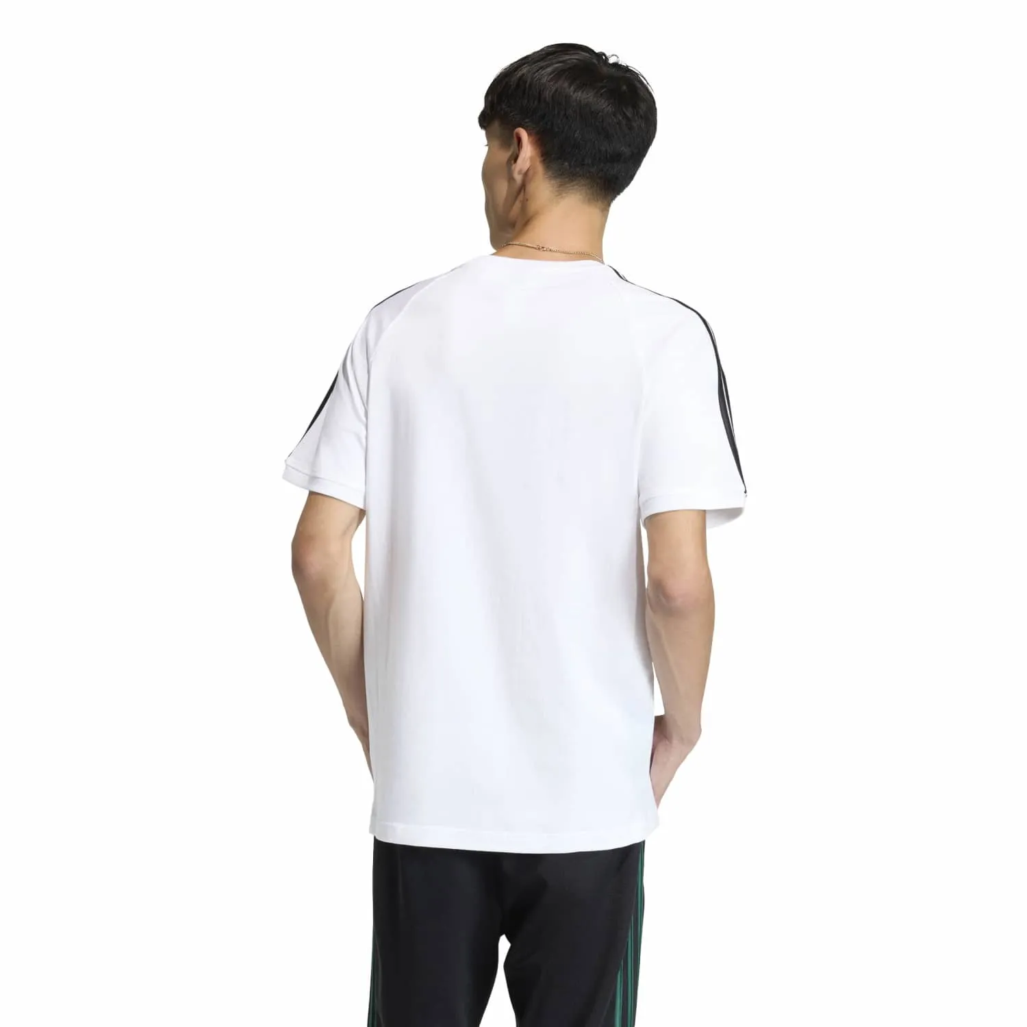 adidas Erkek Monogram 3S Beyaz Tişört KD1360 - Görsel 5