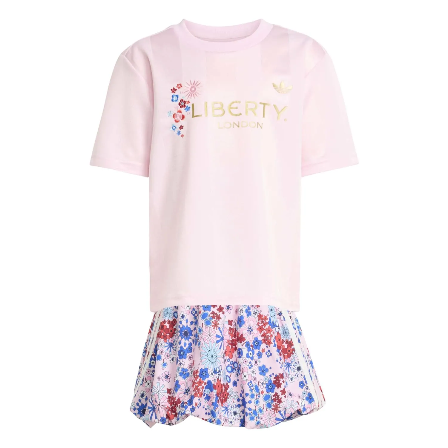 adidas Çocuk Originals & Liberty London Pembe Alt Üst Takım KD1739 - Görsel 1