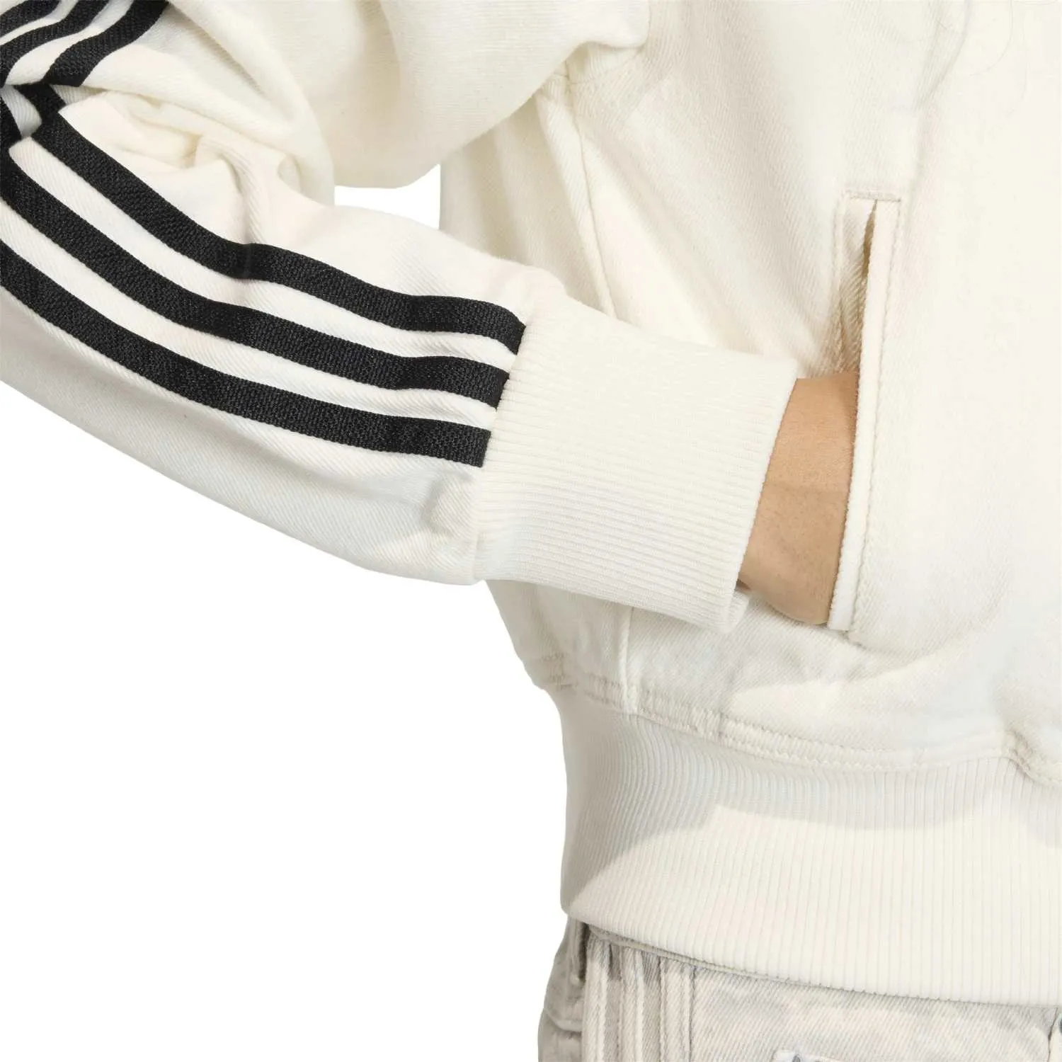 adidas Kadın Firebird Beyaz Eşofman Üstü KD2892 - Görsel 3