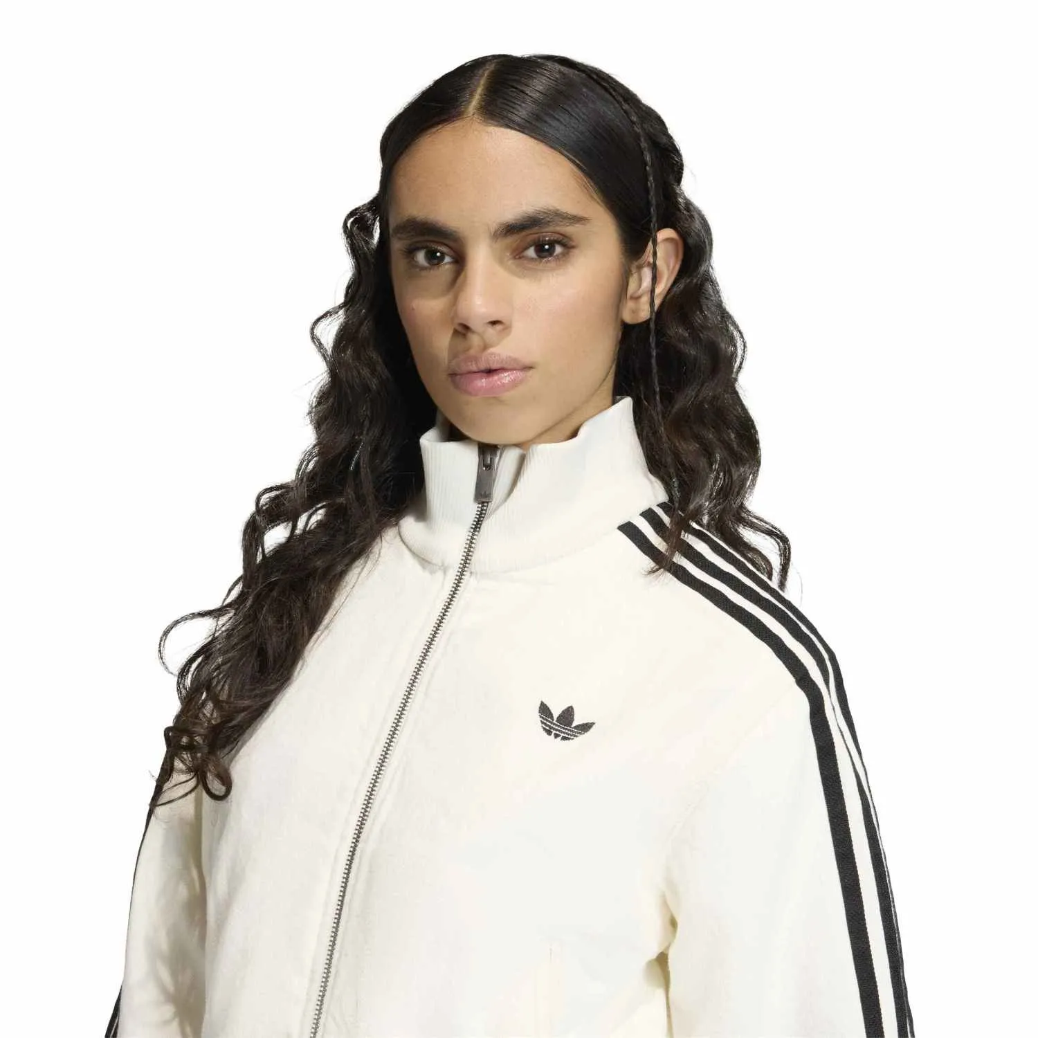 adidas Kadın Firebird Beyaz Eşofman Üstü KD2892 - Görsel 4
