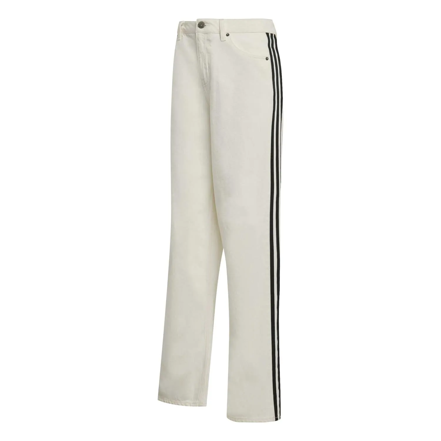 adidas Kadın Firebird Beyaz Denim Pantolonı  KD2895 - Görsel 1