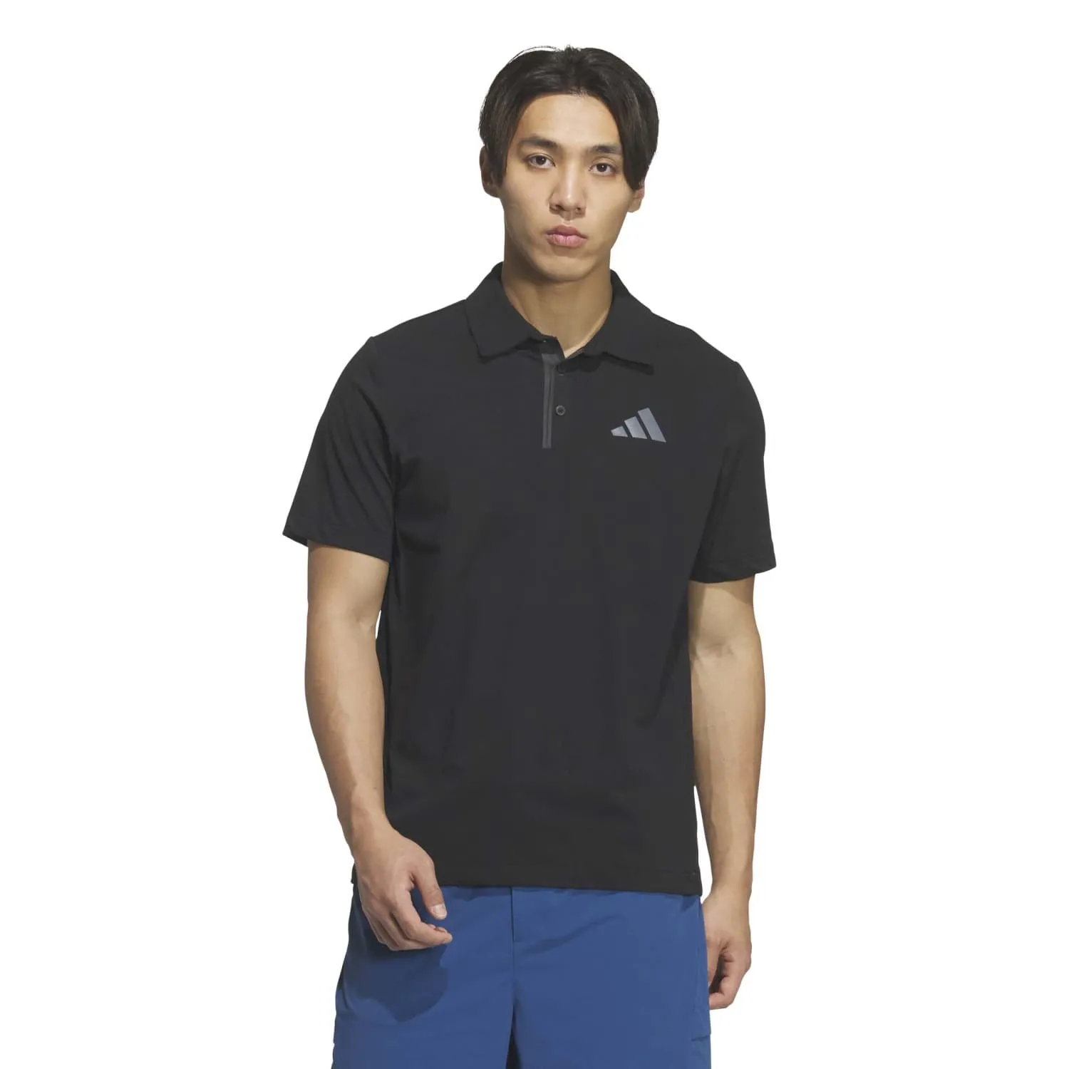 adidas Erkek Siyah Multi Kısa Kollu Polo Tişört KD4297 - Görsel 2