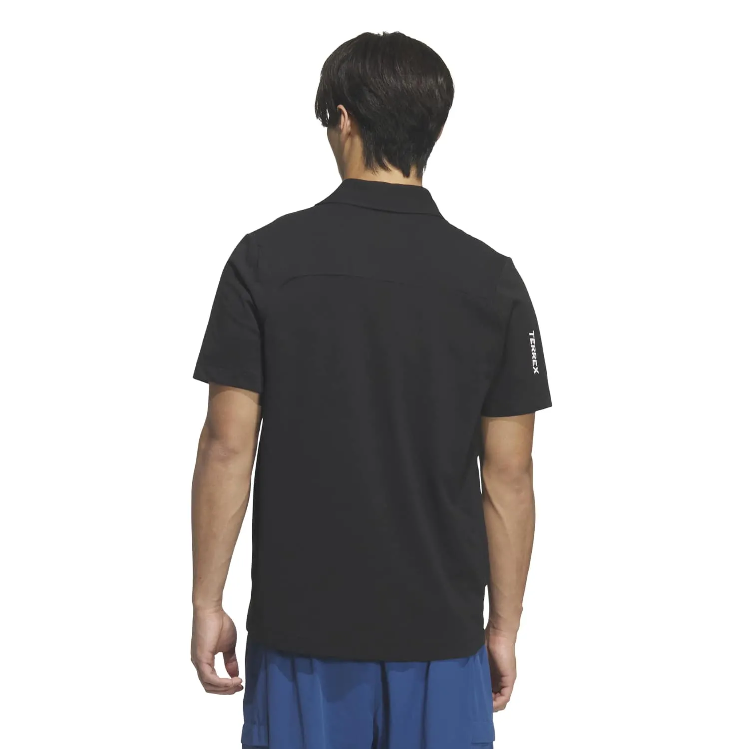adidas Erkek Siyah Multi Kısa Kollu Polo Tişört KD4297 - Görsel 5