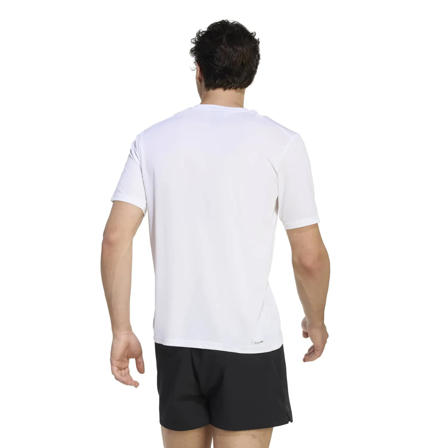 adidas Erkek We Bas Beyaz Tişört KD5453 - Görsel 5
