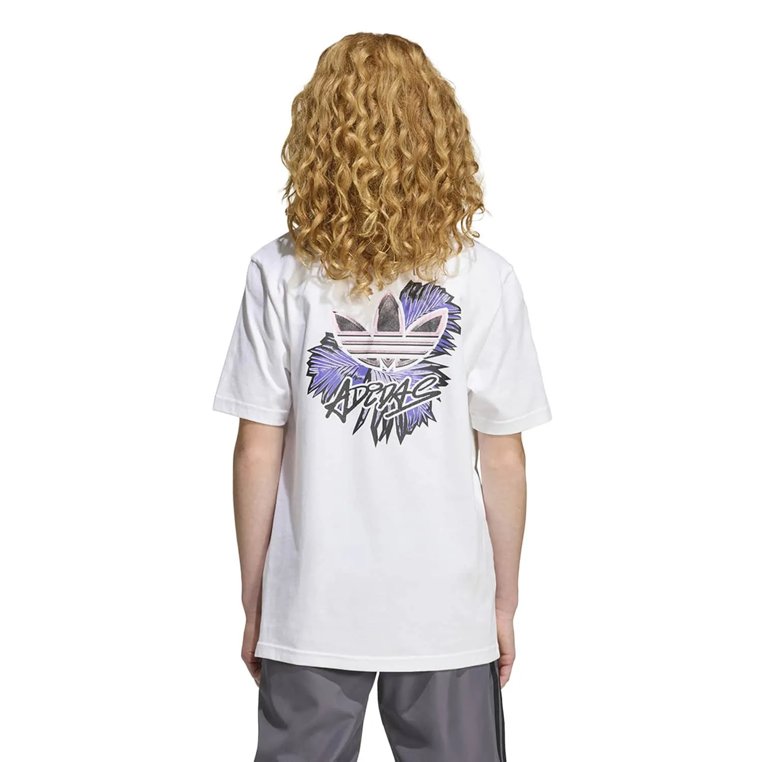 adidas Çocuk Beyaz Loose Infıll Tişört KD5956 - Görsel 5
