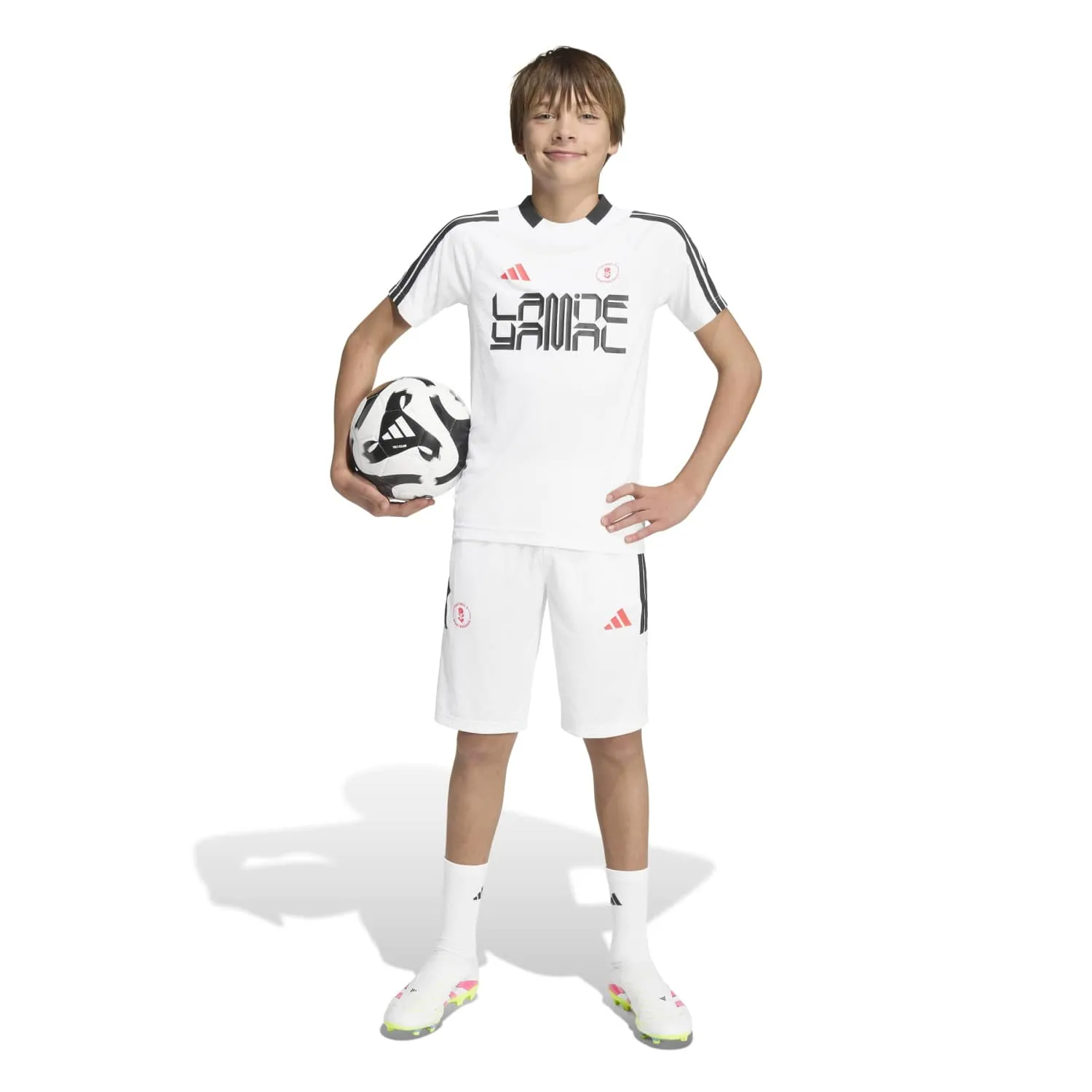 adidas Çocuk White Lamine Yamal Training Tişört KD6433 - Görsel 2