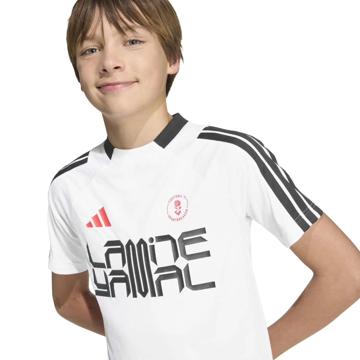 adidas Çocuk White Lamine Yamal Training Tişört KD6433 - Görsel 4