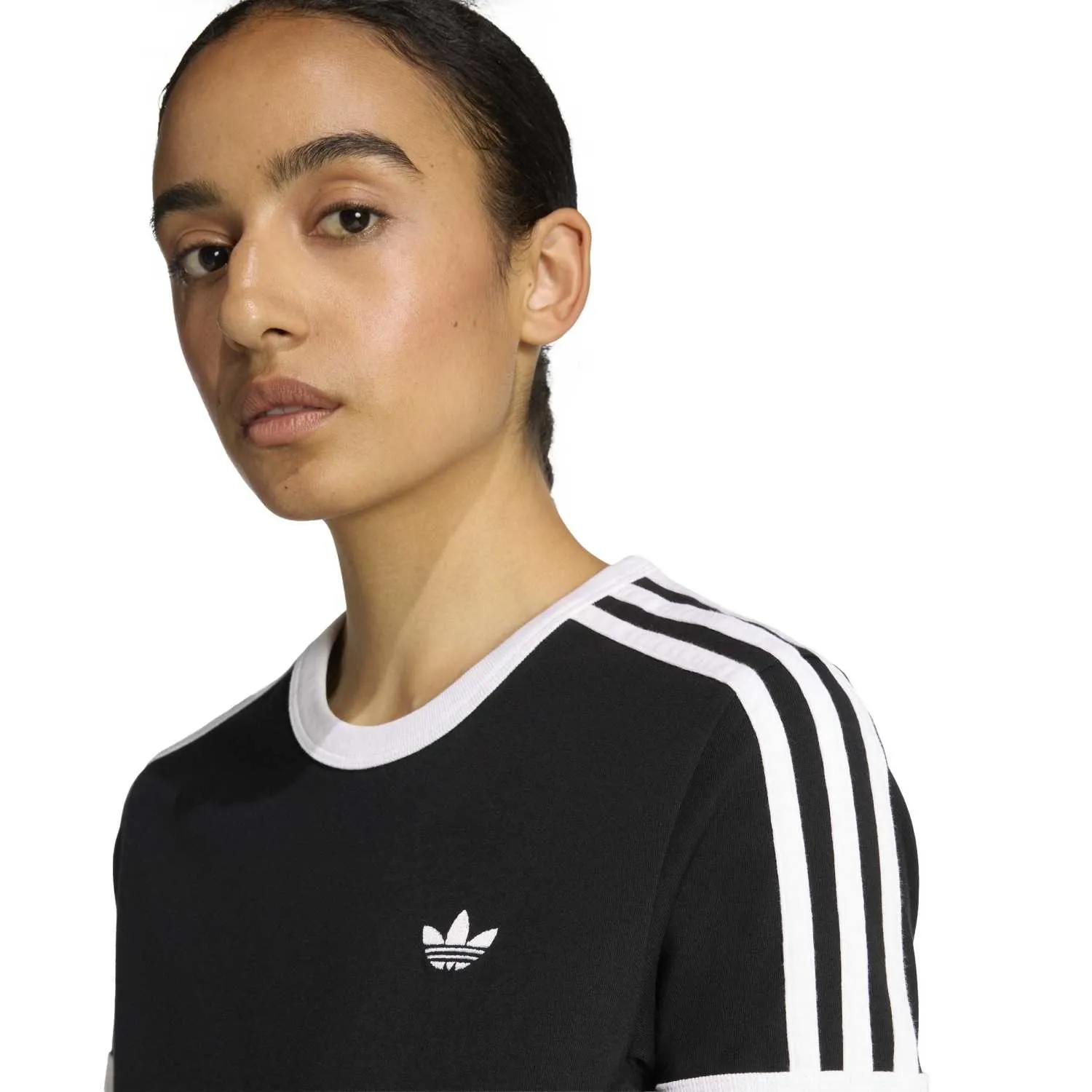 adidas Kadın 3 Şeritli Slim Tişört KD7980 - Görsel 4