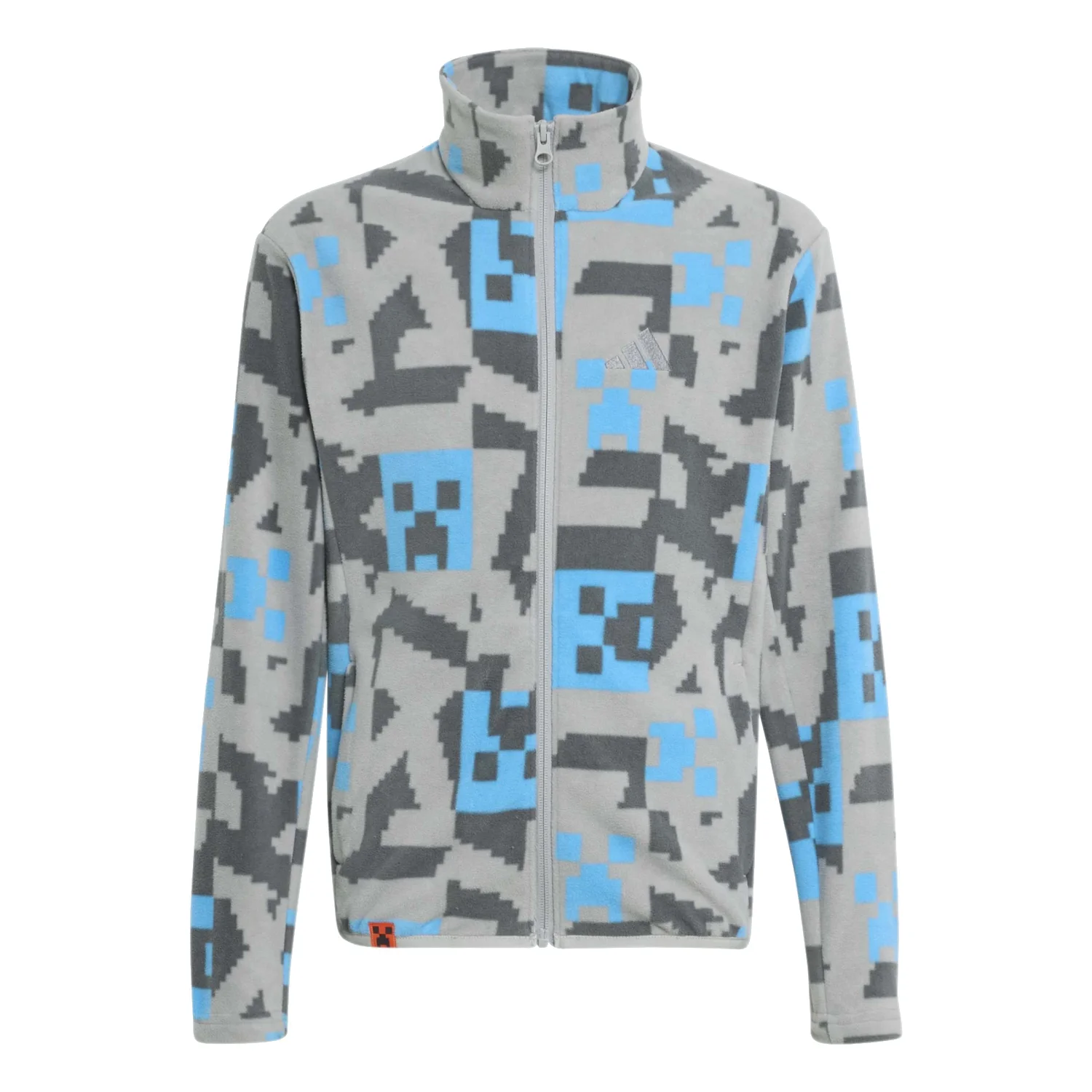 adidas Çocuk Minecraft Fermuarlı Polar Ceket KD8747 Detay