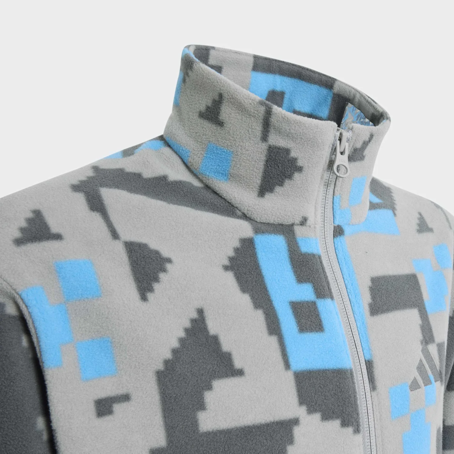 adidas Çocuk Minecraft Fermuarlı Polar Ceket KD8747 - Görsel 4