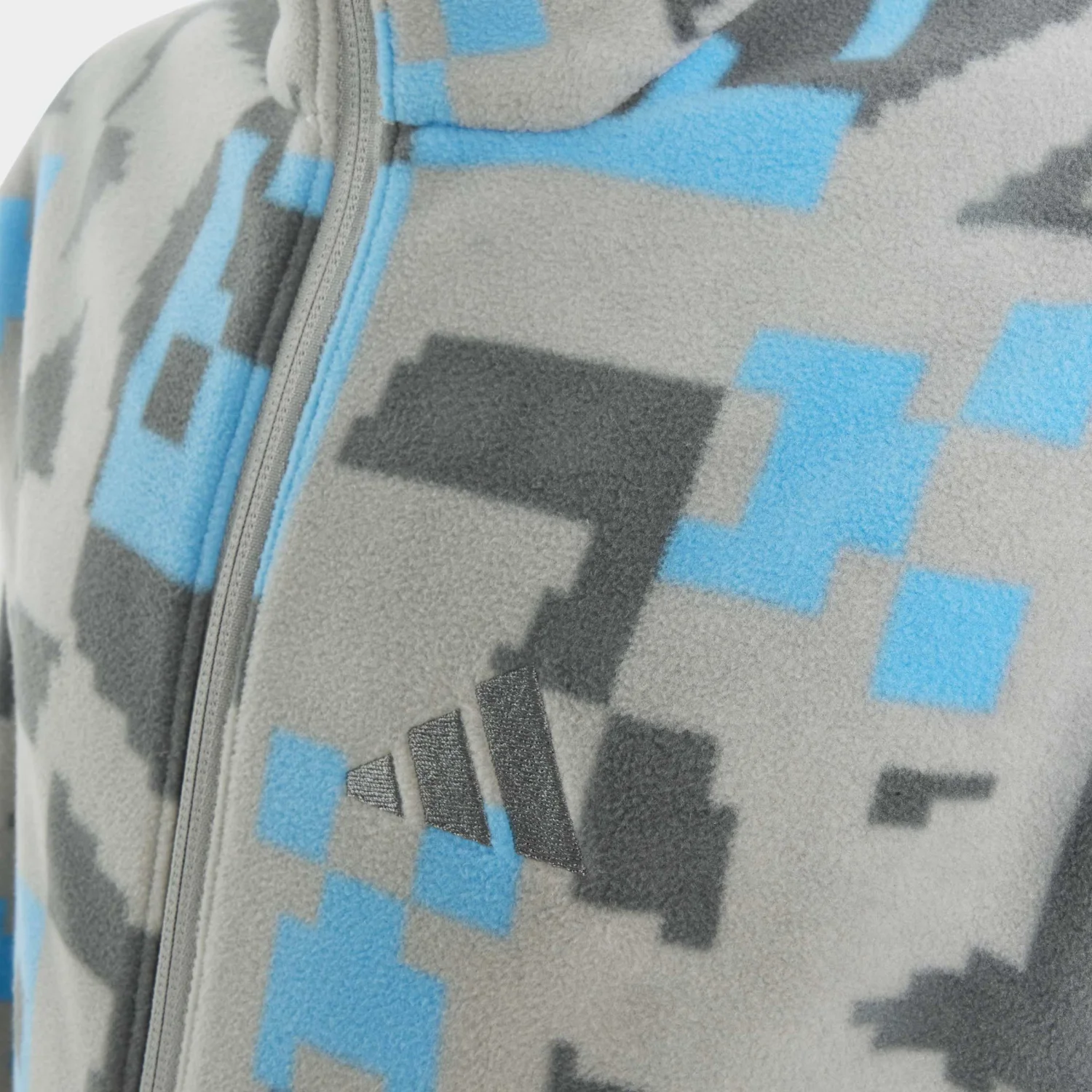 adidas Çocuk Minecraft Fermuarlı Polar Ceket KD8747 - Görsel 5