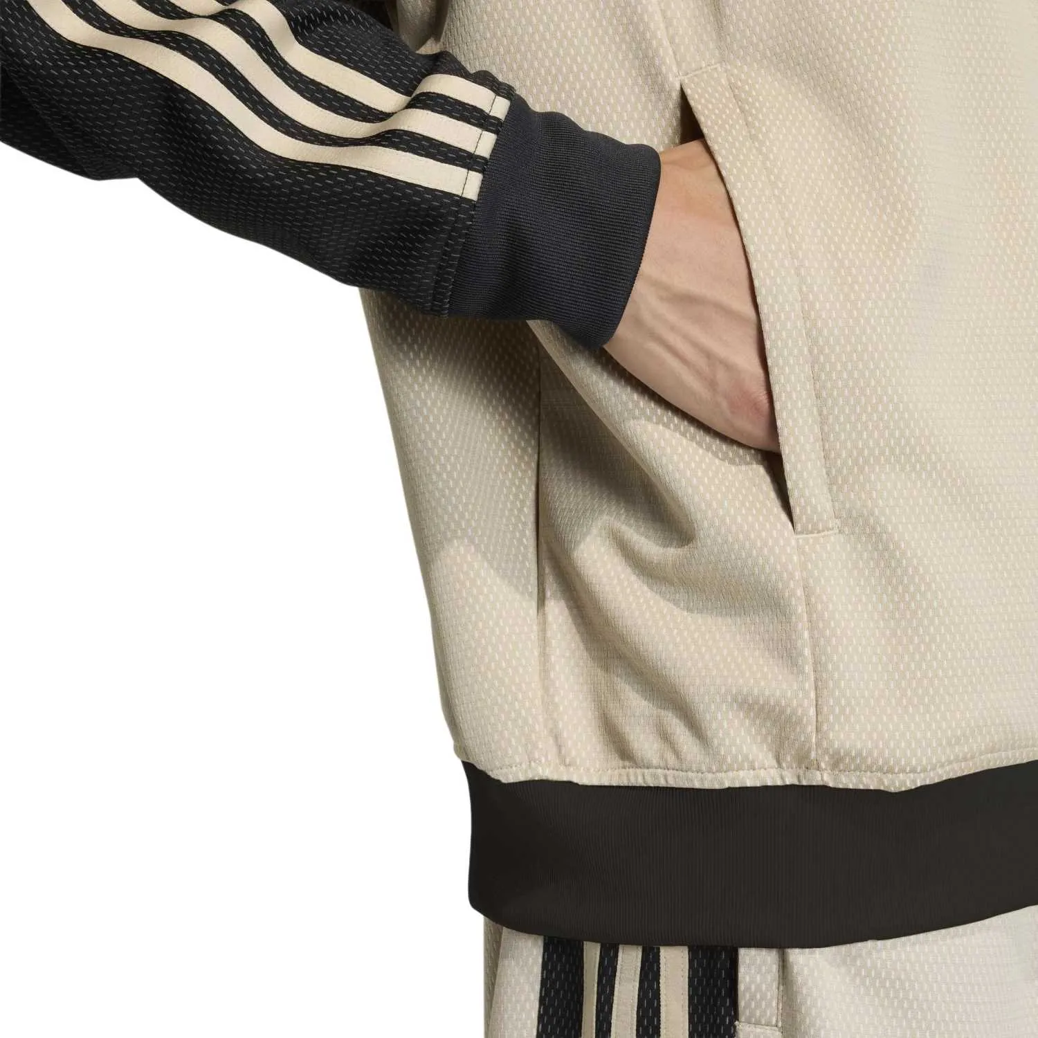 adidas Erkek Bej File Eşofman Üstü KE0114 - Görsel 3
