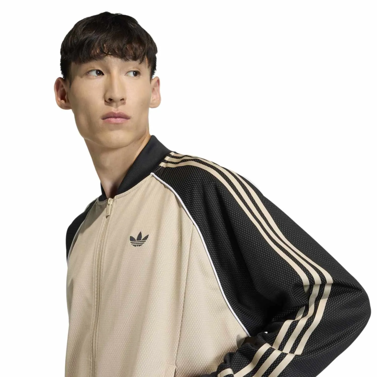 adidas Erkek Bej File Eşofman Üstü KE0114 - Görsel 4