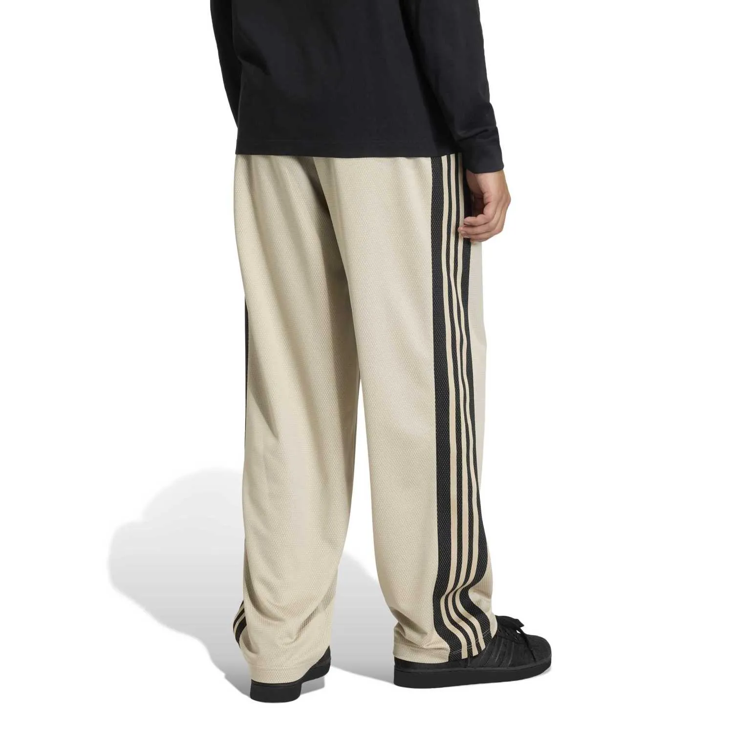 adidas Erkek Bej Bol File Eşofman Altı KE0116 - Görsel 5