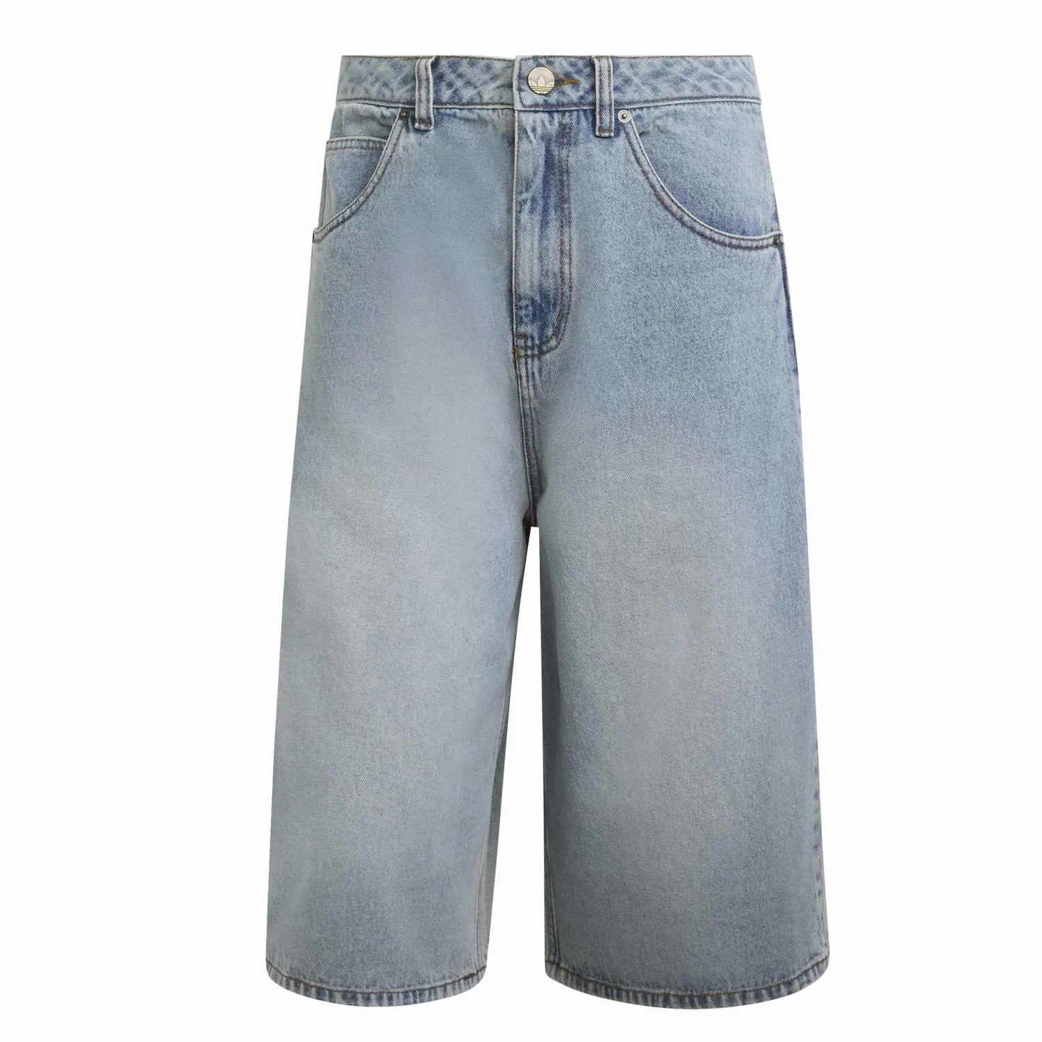adidas Erkek Mavi Denim Şort KE0133 - Görsel 1