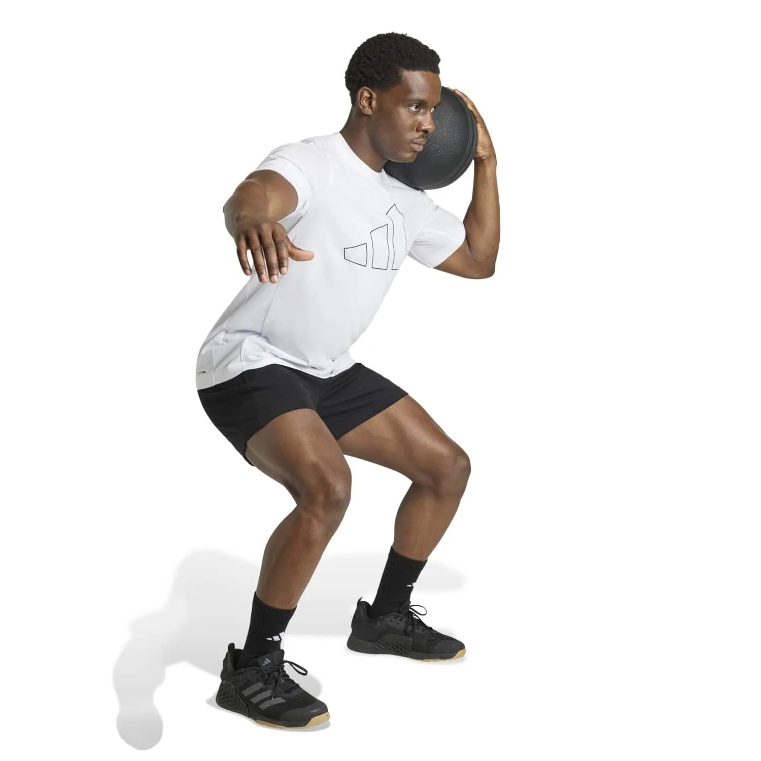 adidas Erkek WORKOUT ESSENTIALS FEELREADY LOGO Tişört KE0421 - Görsel 2