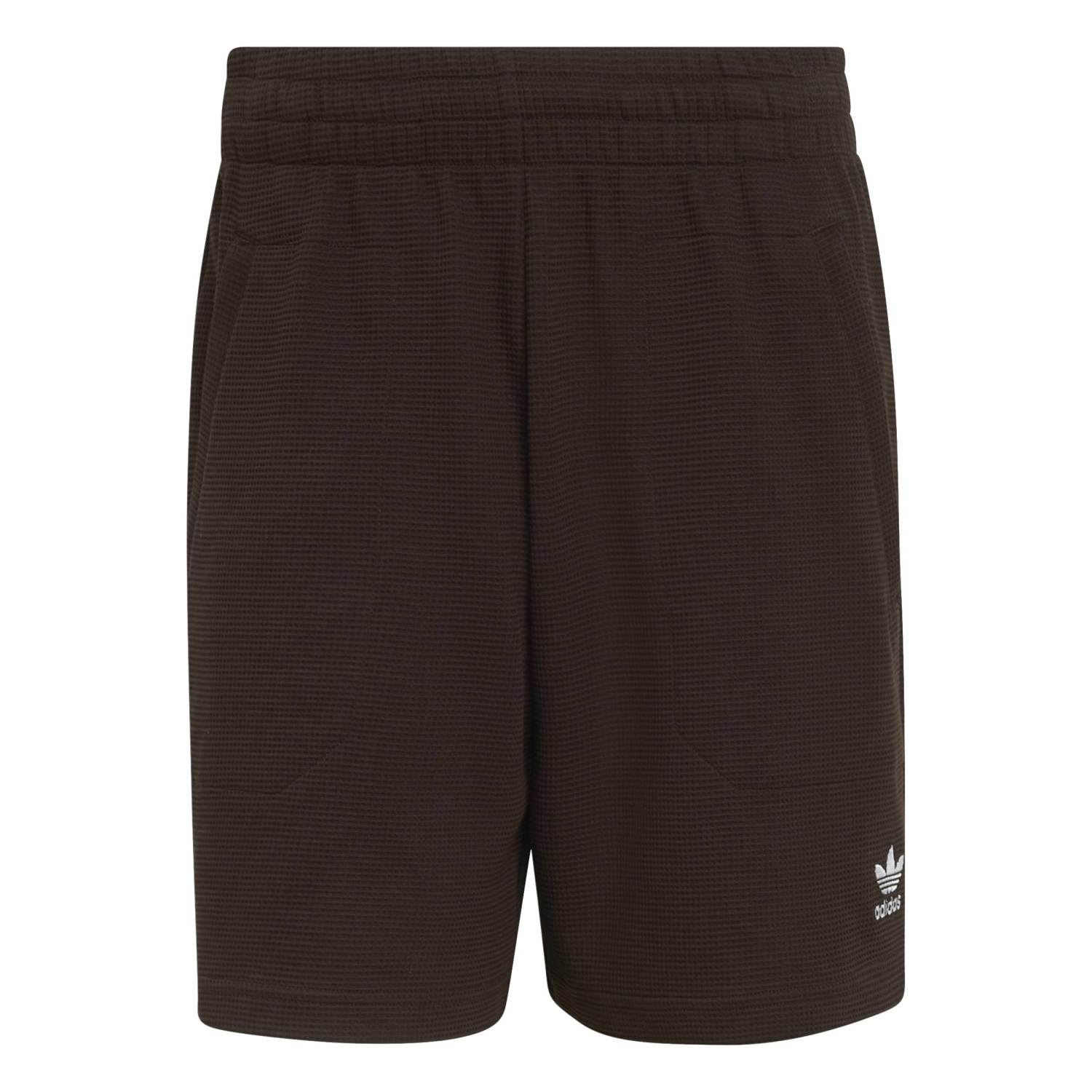 adidas Erkek Essentials Trefoil Waffle Kahverengi Şort KE0864
