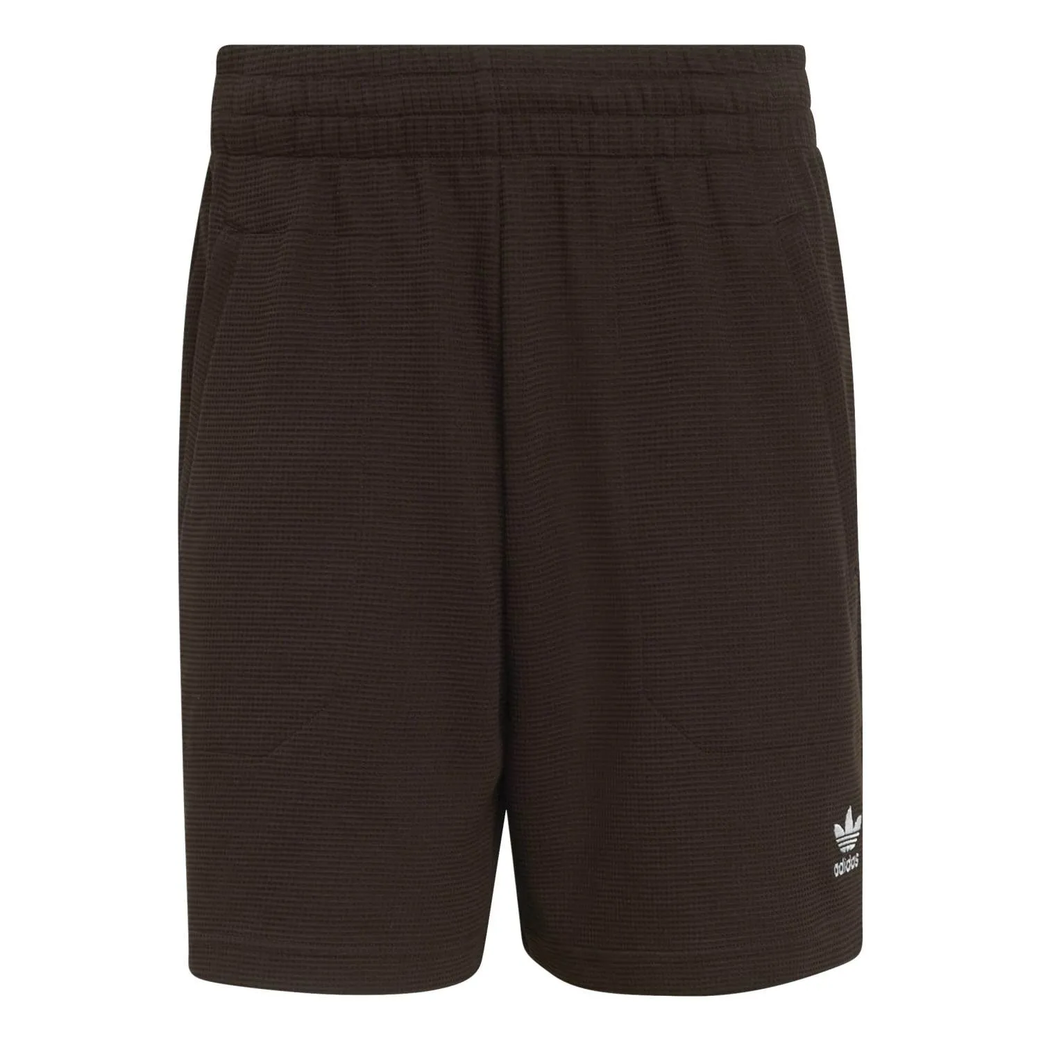 adidas Erkek Essentials Trefoil Waffle Kahverengi Şort KE0864 - Görsel 1