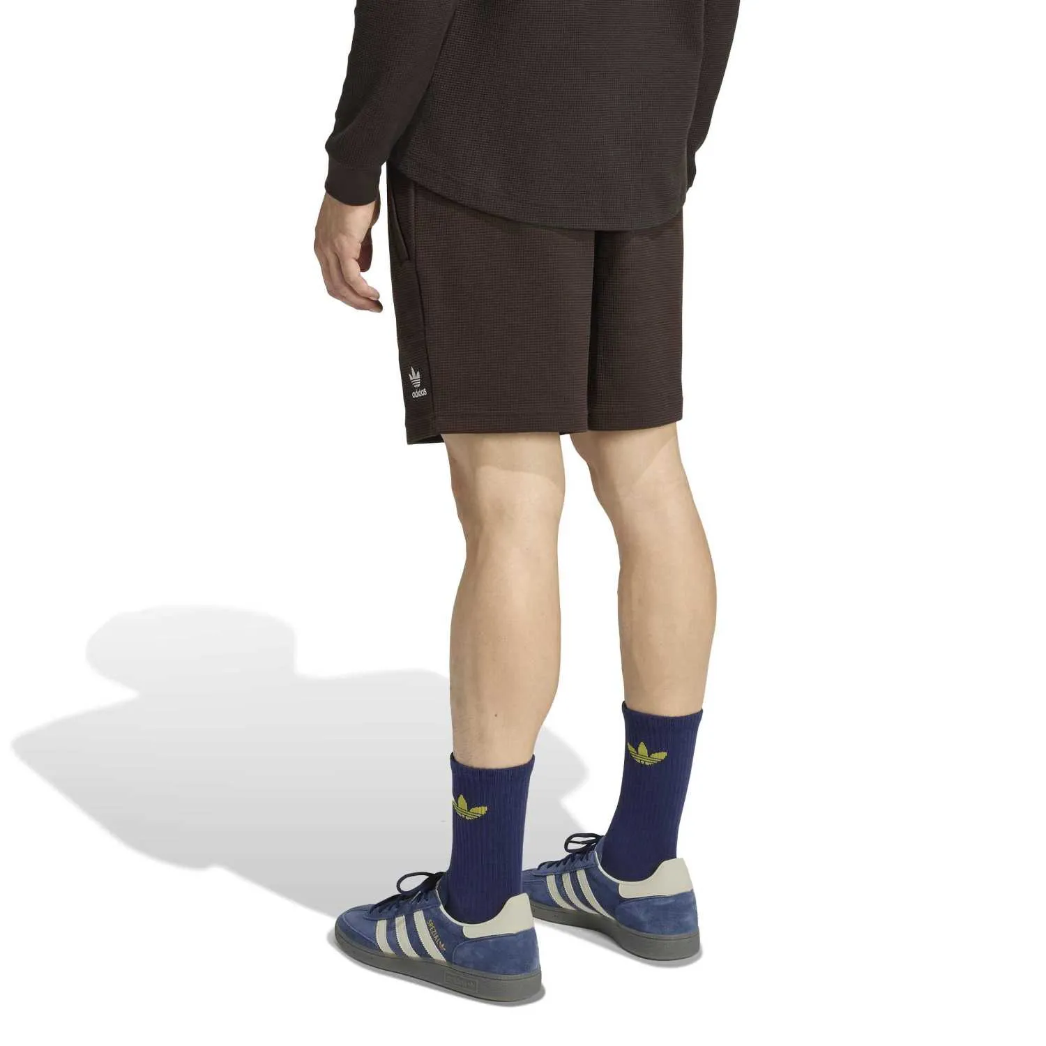 adidas Erkek Essentials Trefoil Waffle Kahverengi Şort KE0864 - Görsel 5