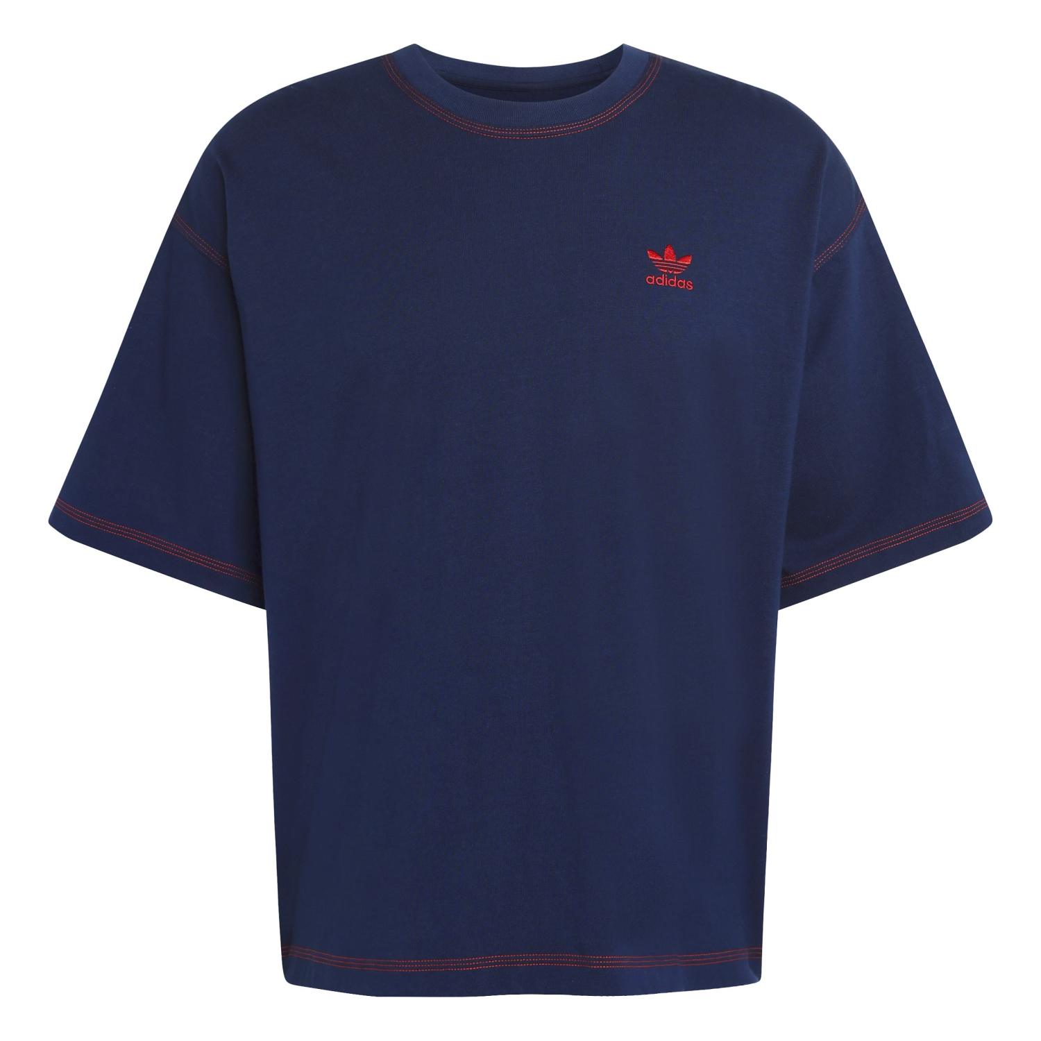 adidas Erkek Mavi Trefoil Essentials Tişört KE1206