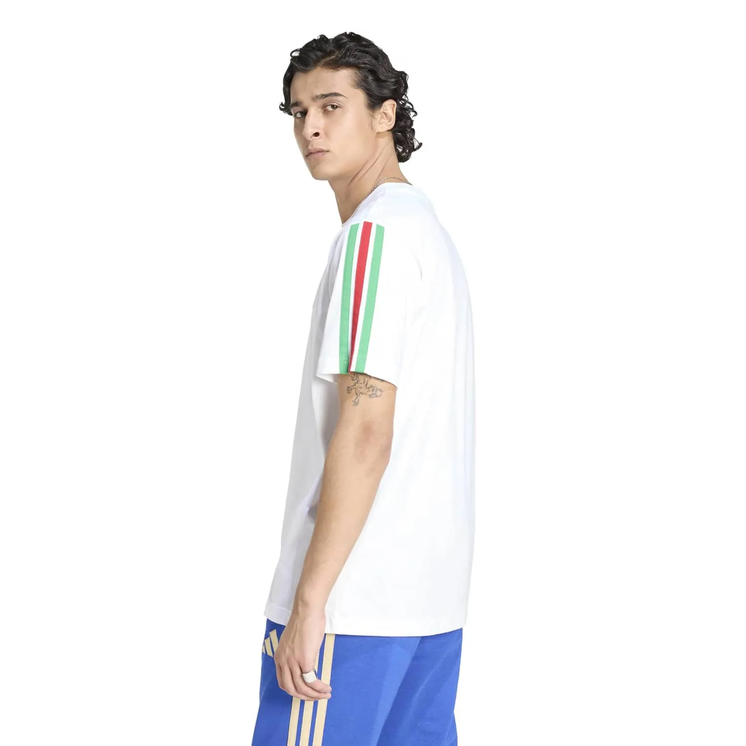 adidas Figc Dna Tee Erkek Spor T-shirt KE1217 - Görsel 5