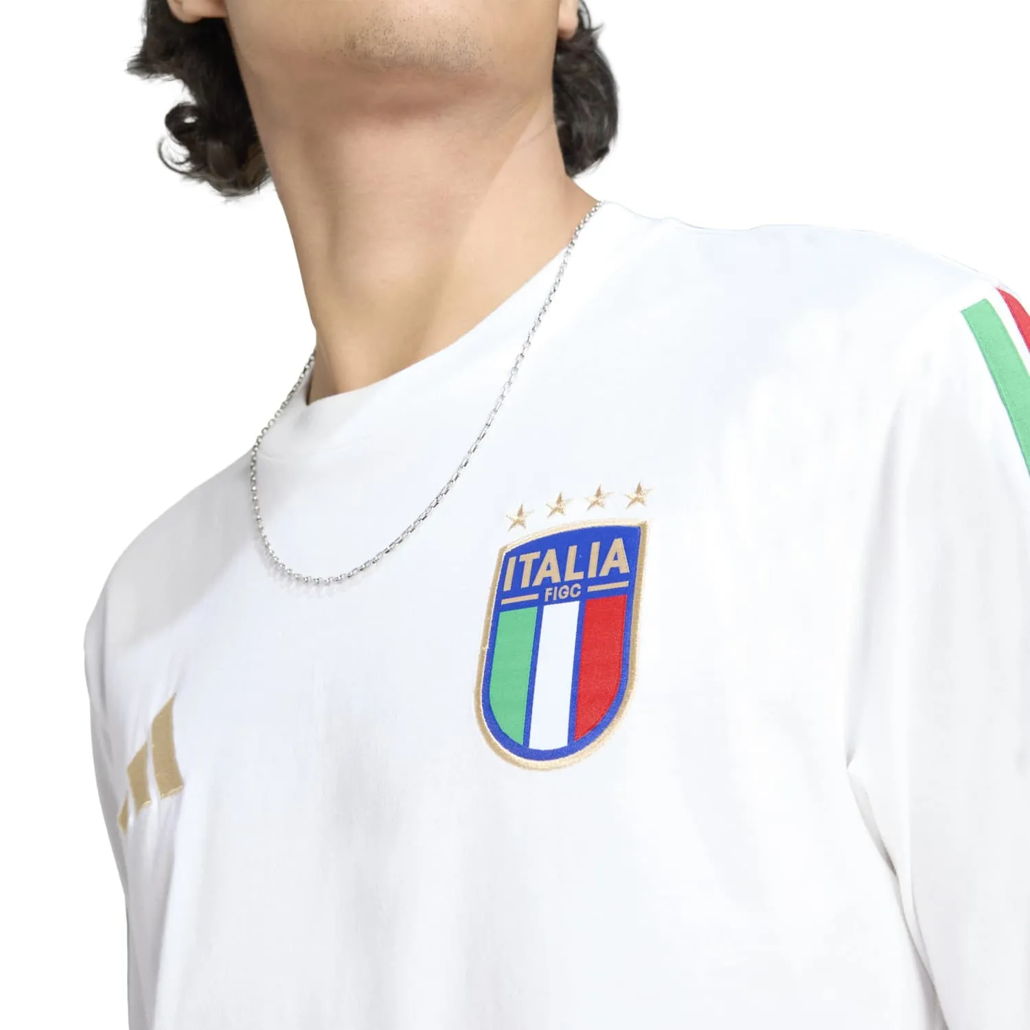 adidas Figc Dna Tee Erkek Spor T-shirt KE1217 - Görsel 6