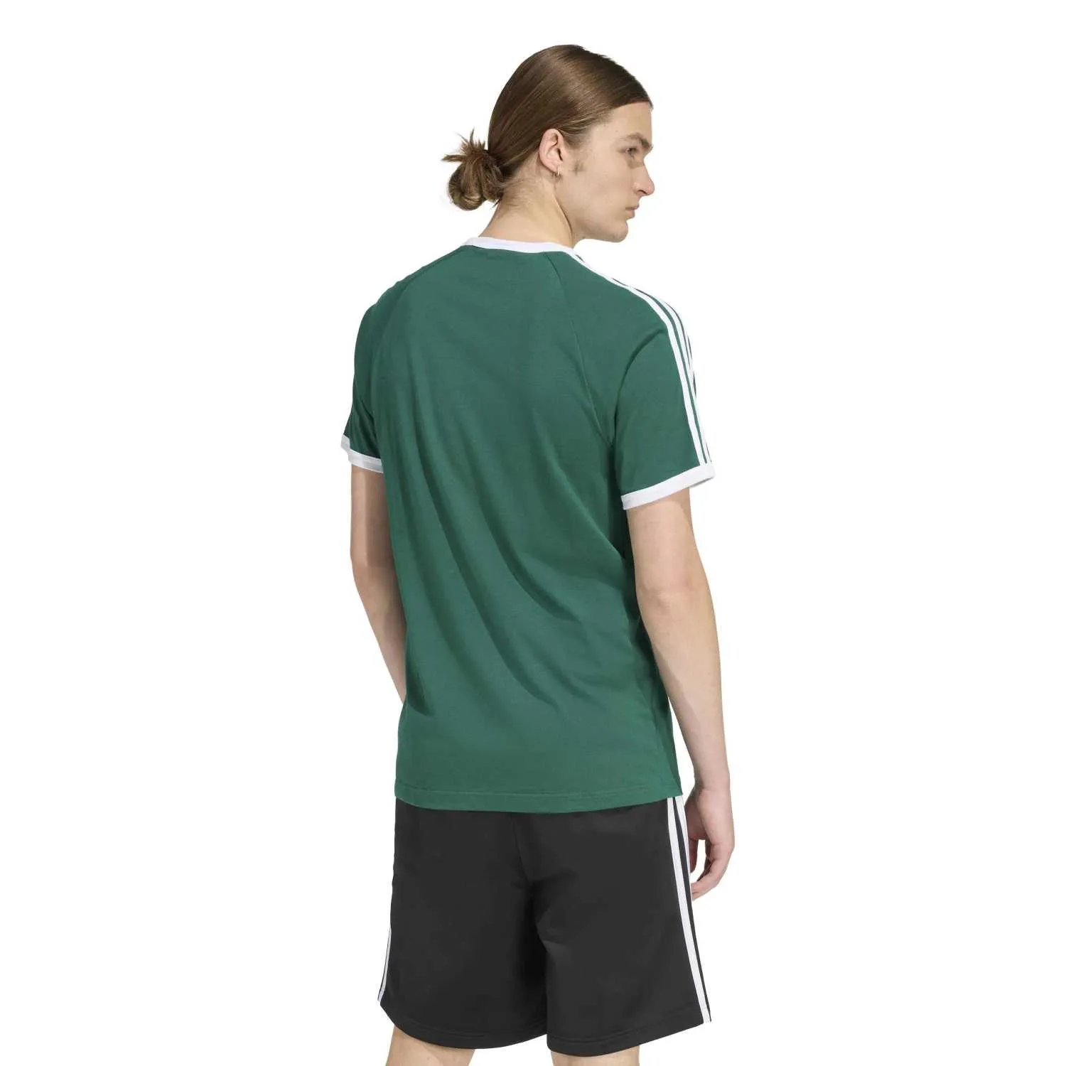 adidas Erkek 3 Şeritli Yeşil Tişört KE3534 - Görsel 5