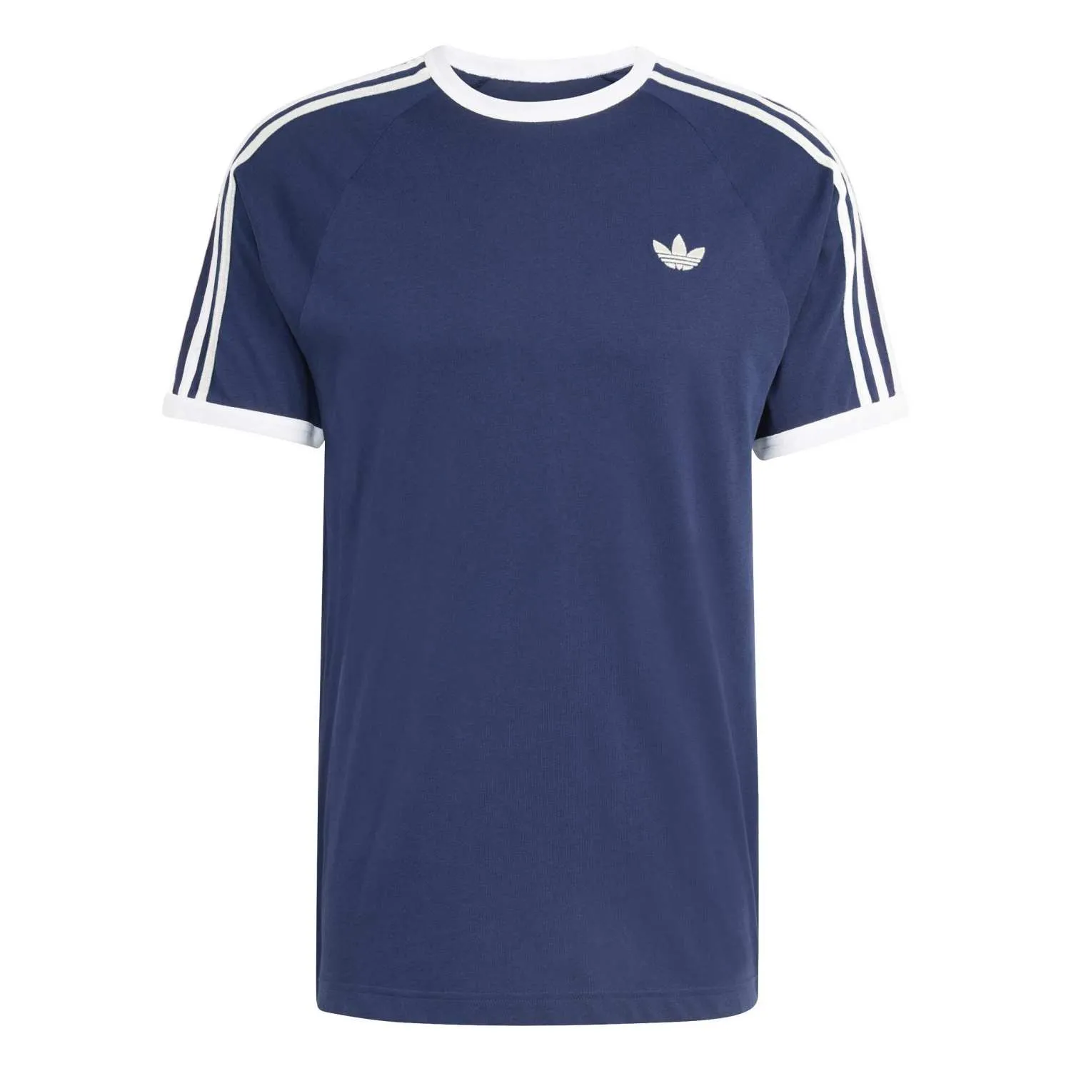 adidas Erkek 3 Şeritli Mavi Tişört KE3536 - Görsel 1