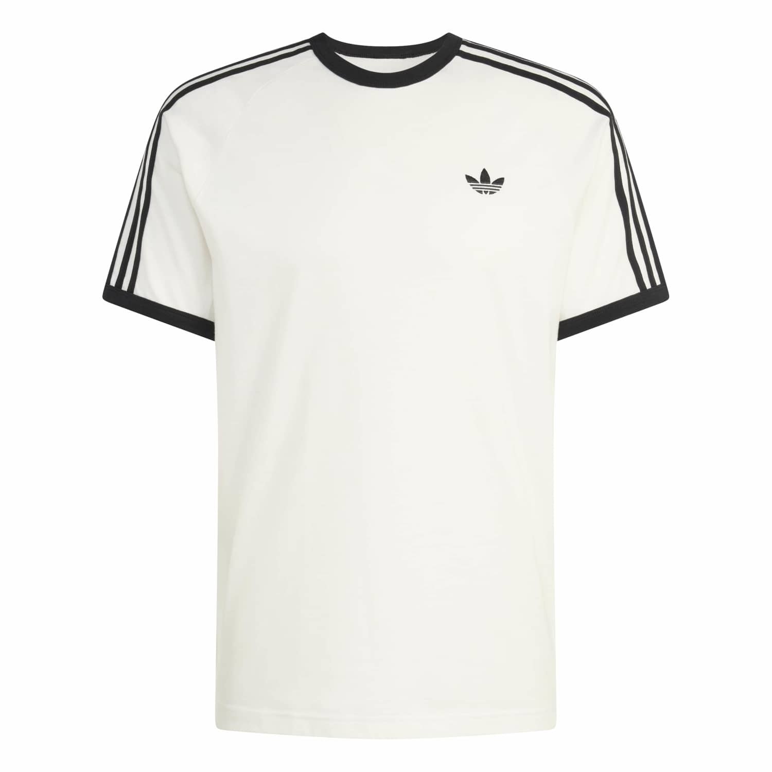 adidas Erkek 3 Şeritli Beyaz Tişört KE3537