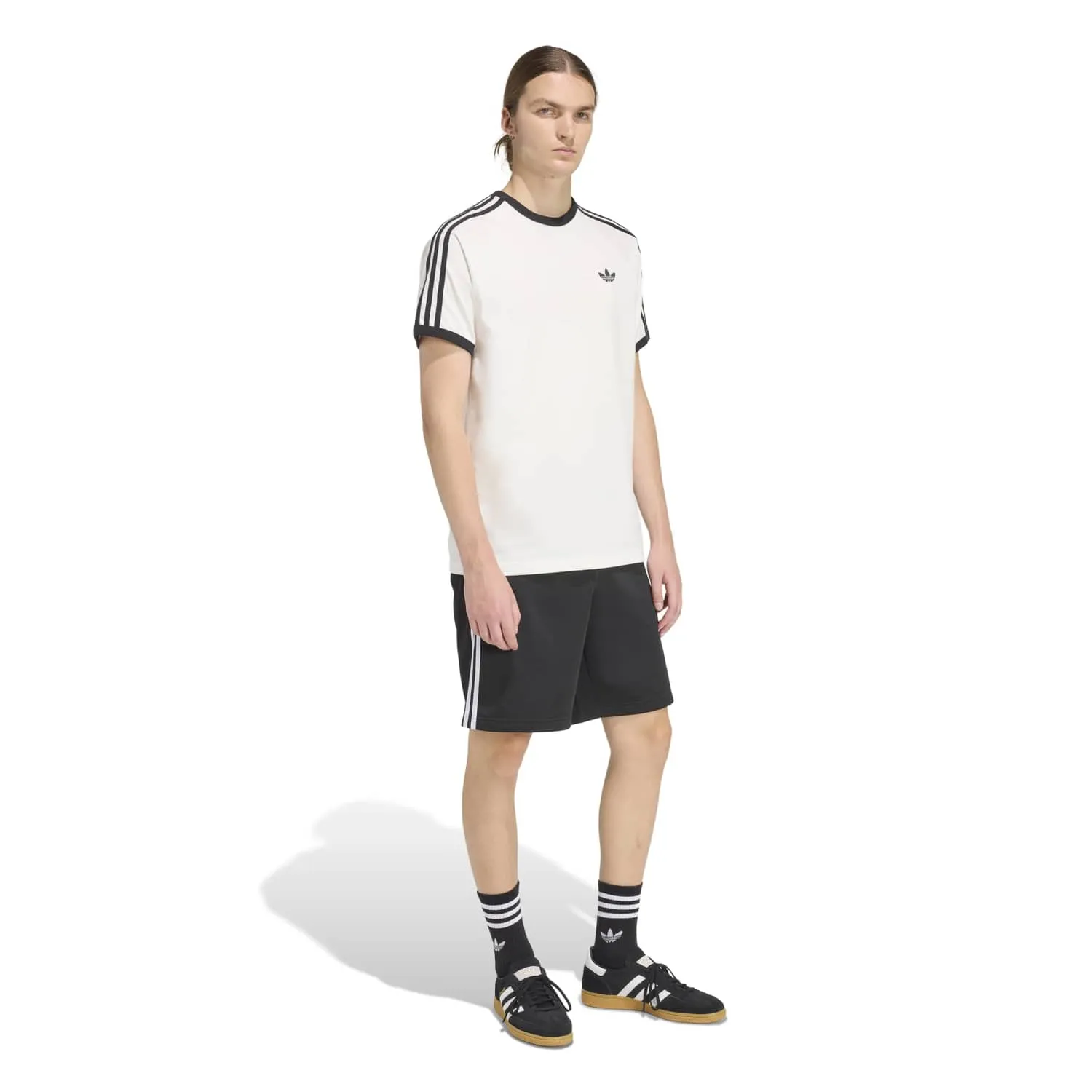 adidas Erkek 3 Şeritli Beyaz Tişört KE3537 - Görsel 2