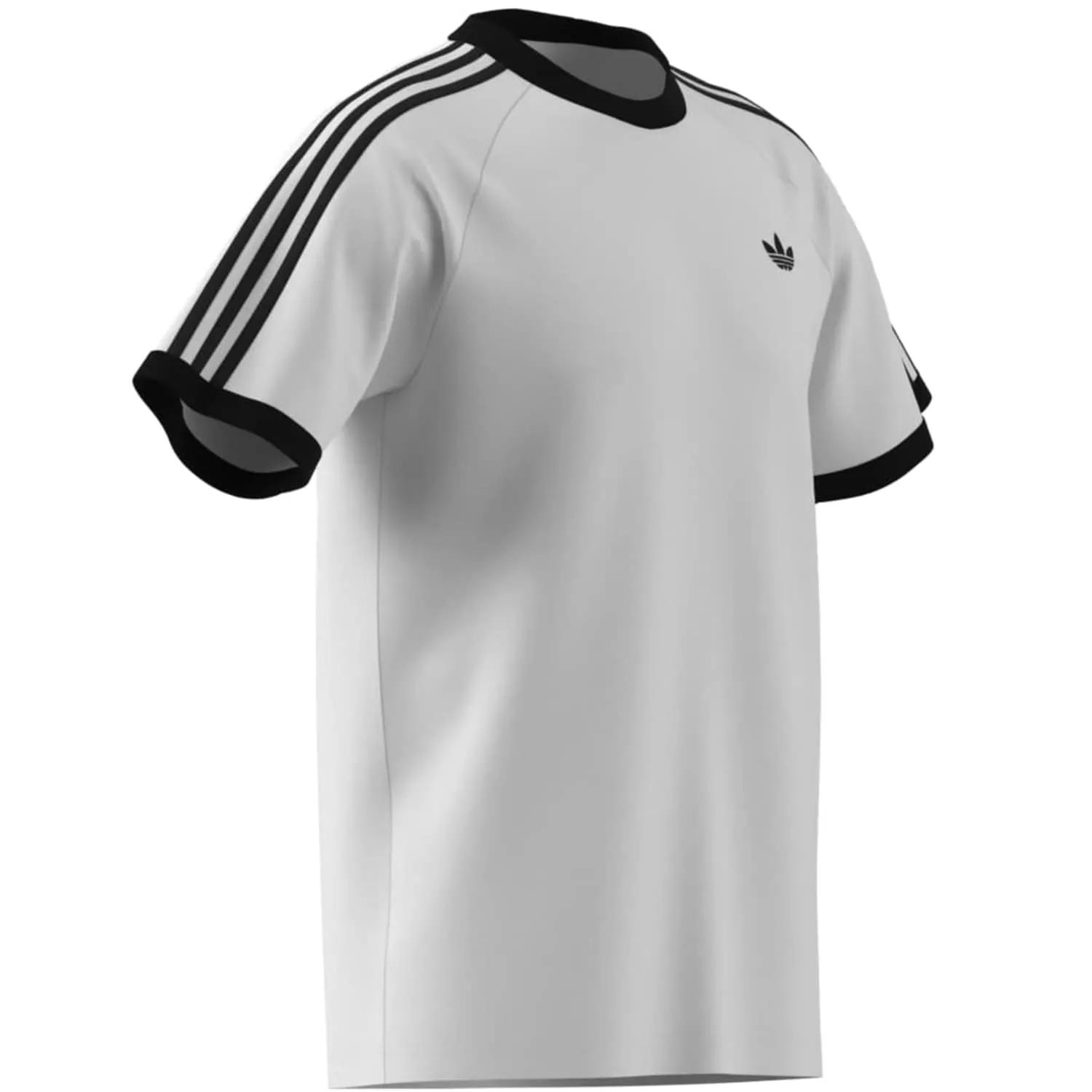 adidas Erkek 3 Şeritli Beyaz Tişört KE3537 - Görsel 7