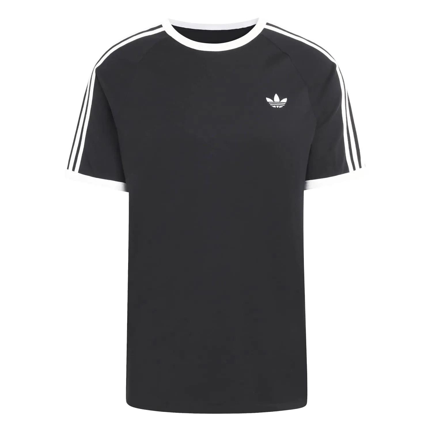 adidas Erkek 3 Şeritli Siyah Tişört KE3538 - Görsel 1