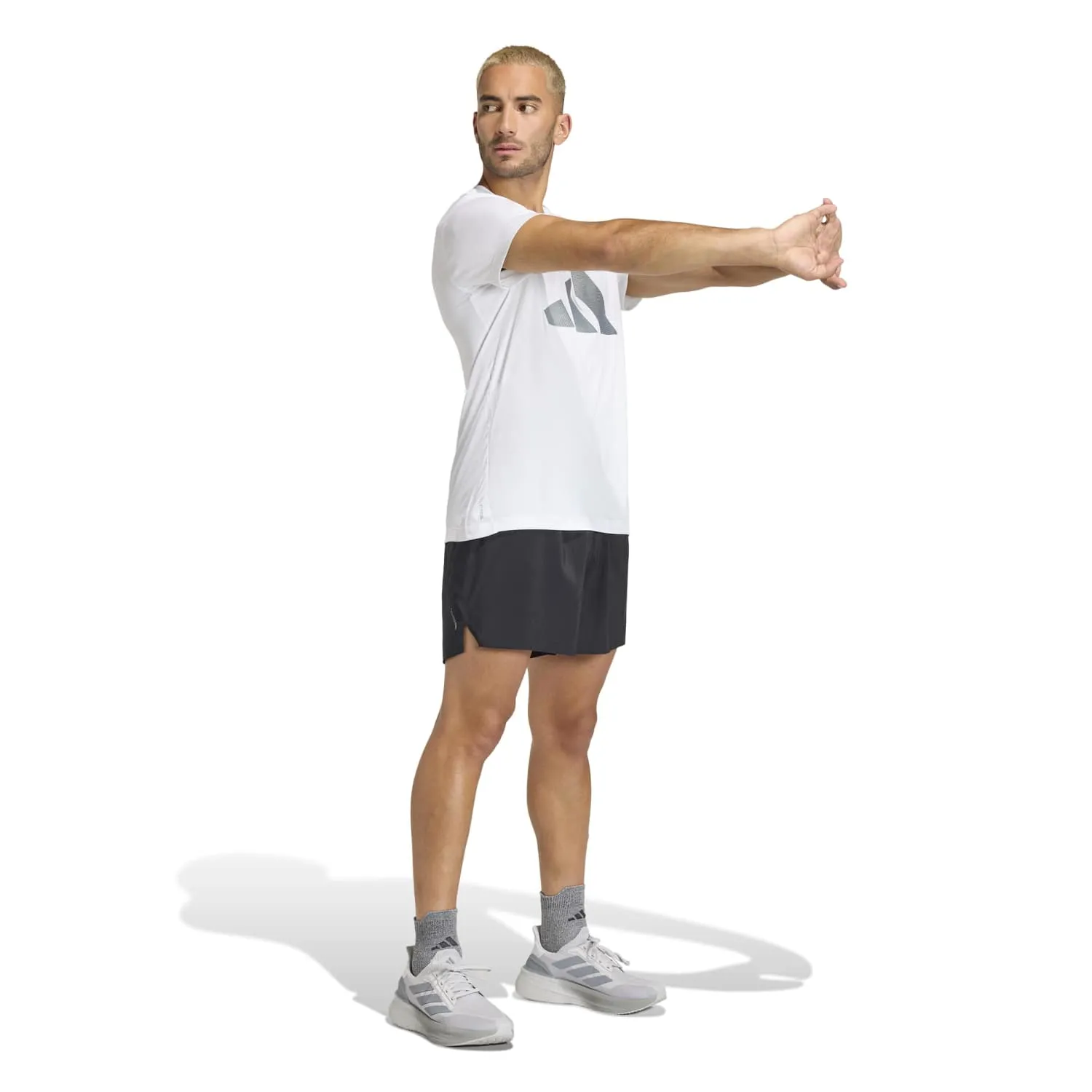 adidas Erkek Running Essential Brand Love Tişört KE3547 - Görsel 2