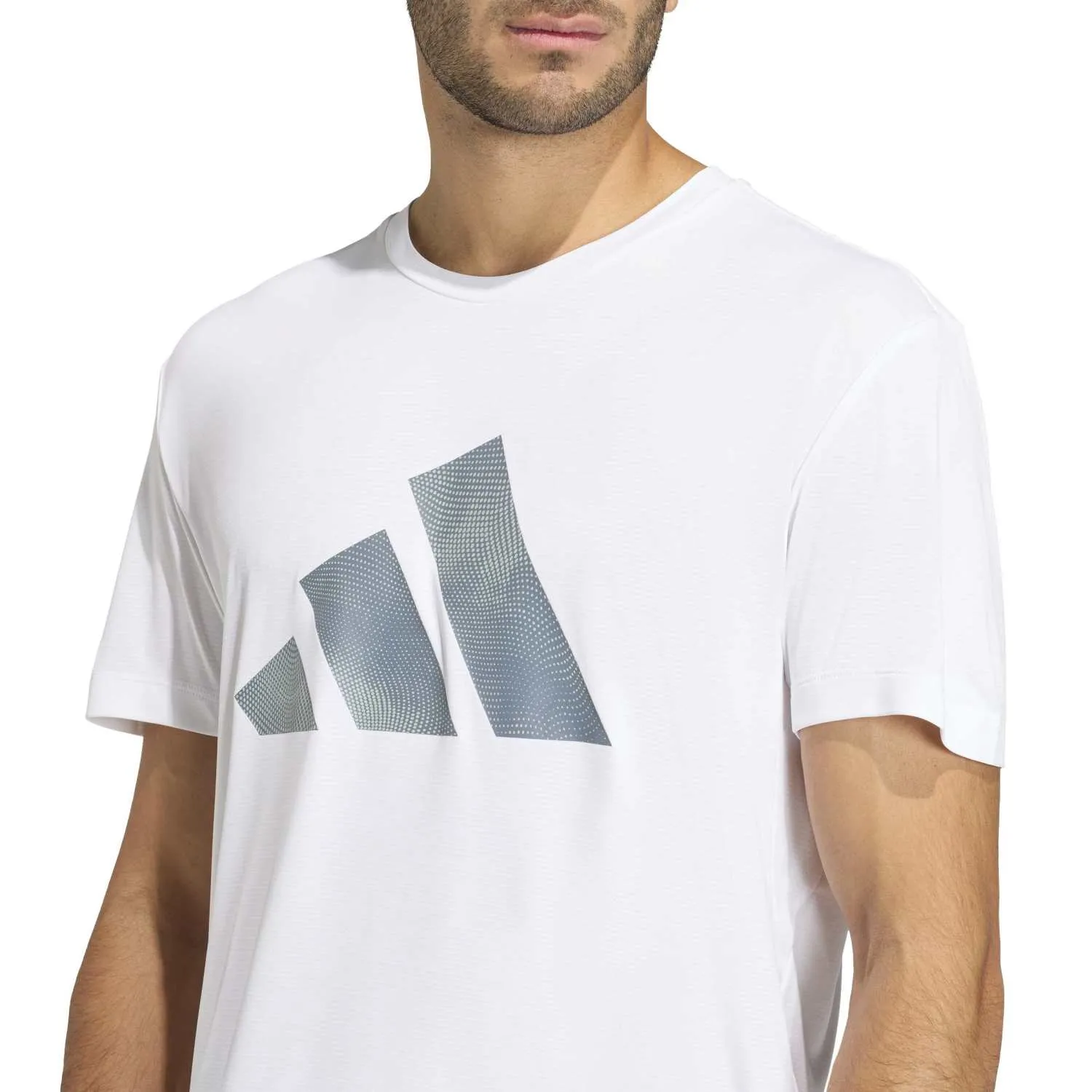 adidas Erkek Running Essential Brand Love Tişört KE3547 - Görsel 3