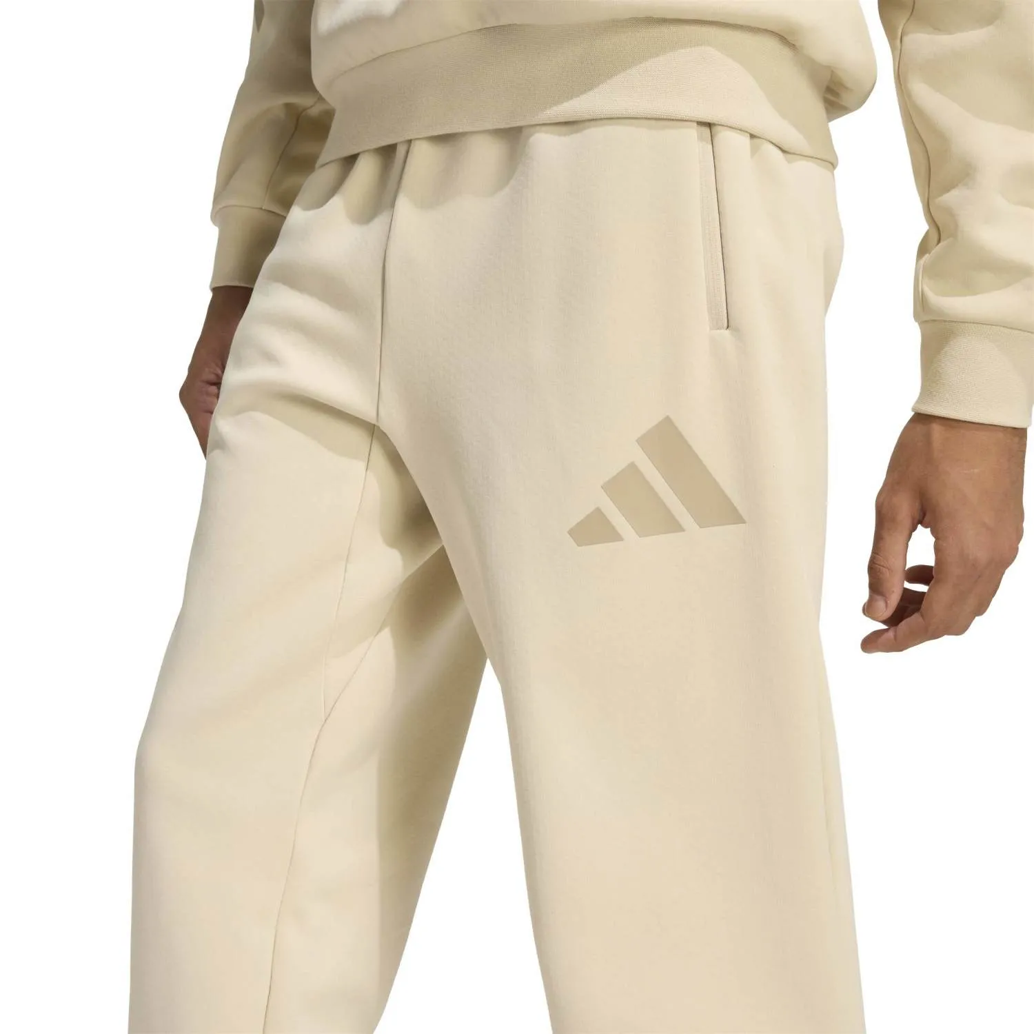adidas Erkek ZNE Bej Eşofman Altı KE4684 - Görsel 3