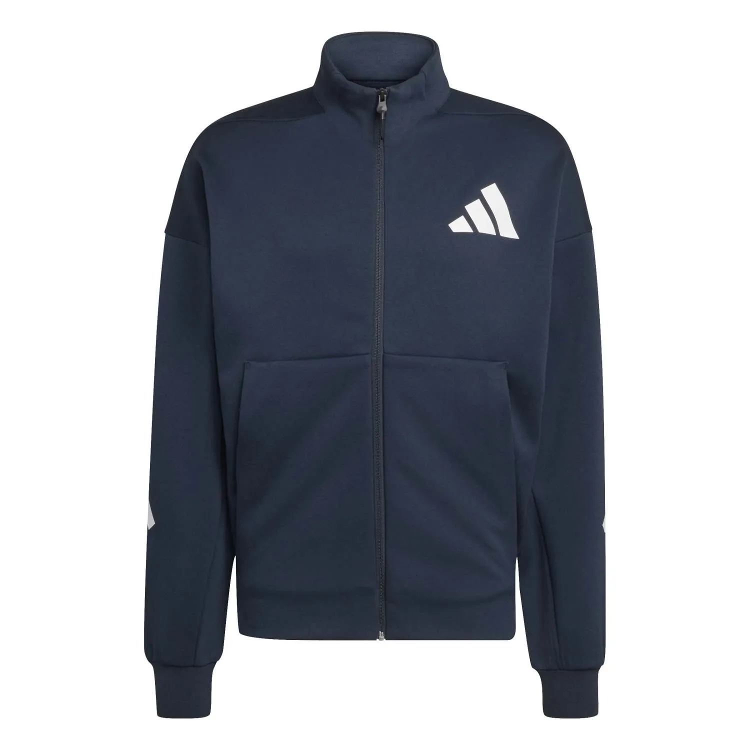 adidas Erkek ZNE Mavi Eşofman Üstü KE4716 - Görsel 1