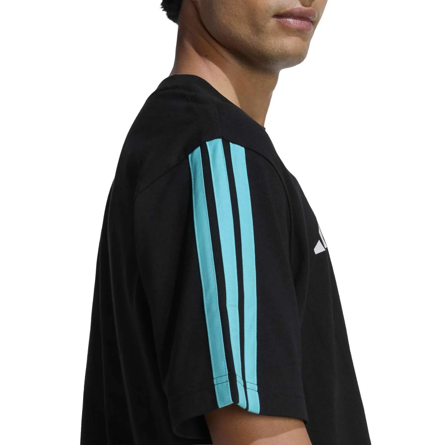 Adidas Erkek Mer Dna Tee M Siyah Tişört KE8161 - Görsel 3