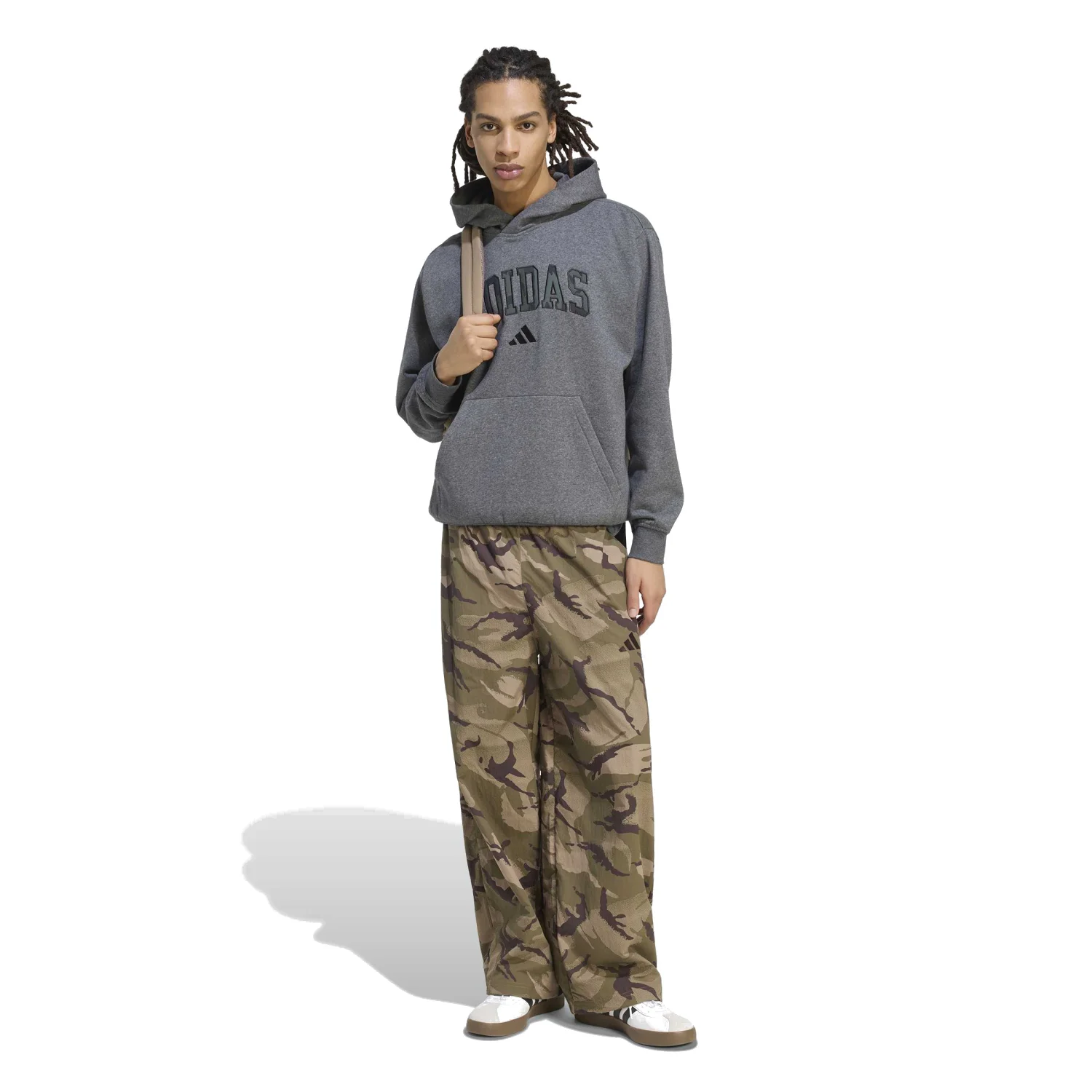 adidas Erkek Seasonal Essentials Camo Hooded Sweatshirt KF4183 - Görsel 4