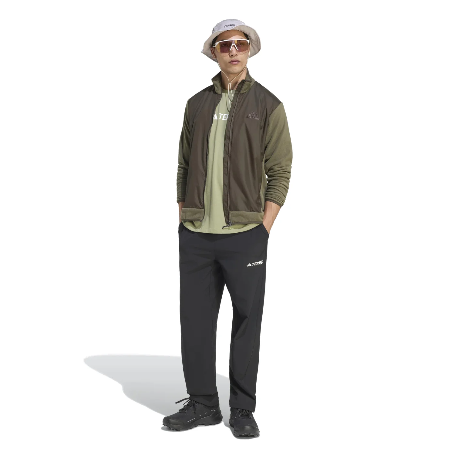 adidas Erkek Multi Essentials Haki Ceket KF9767 - Görsel 4