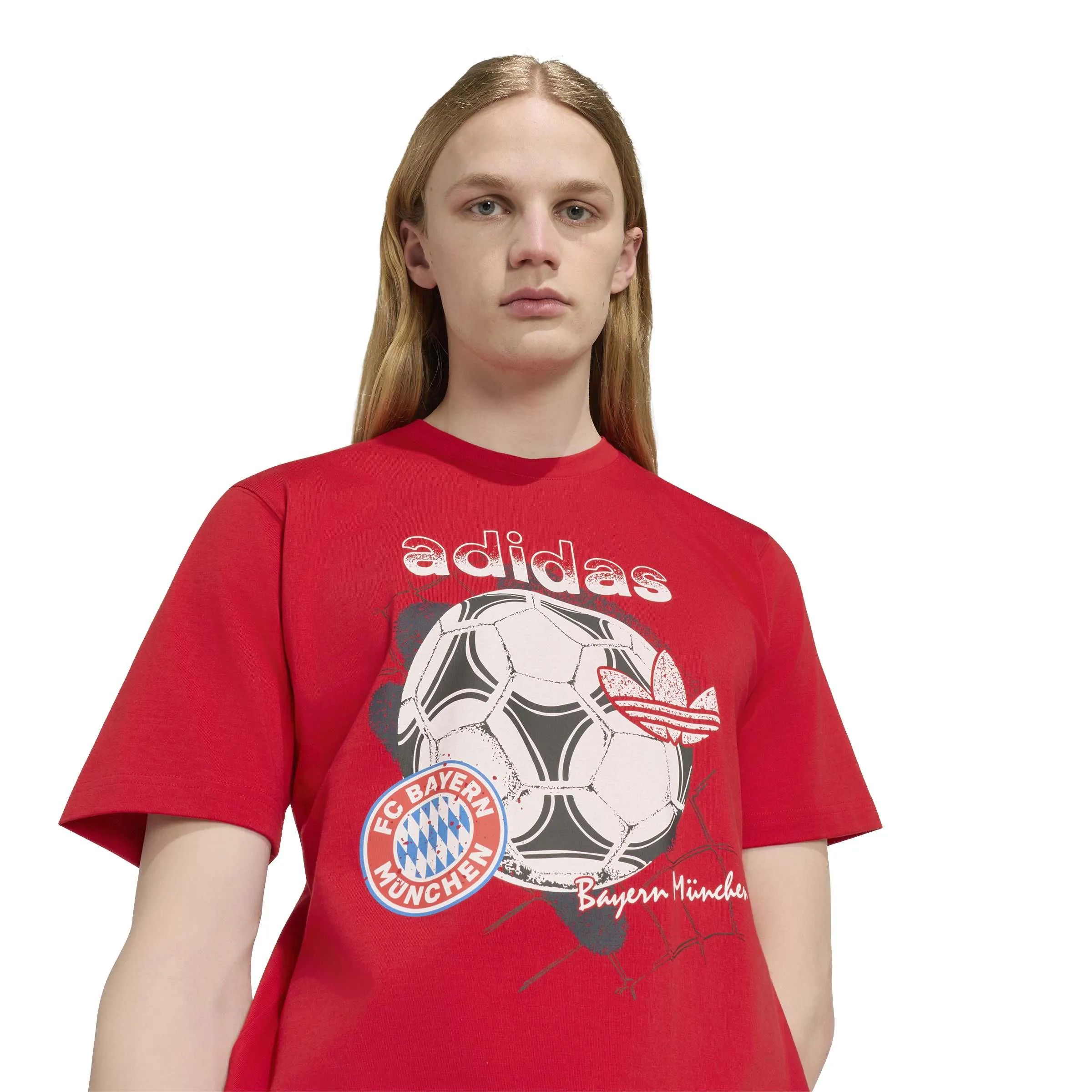 adidas Erkek Bayern Münih Baskılı Tişört KG2586 - Görsel 4