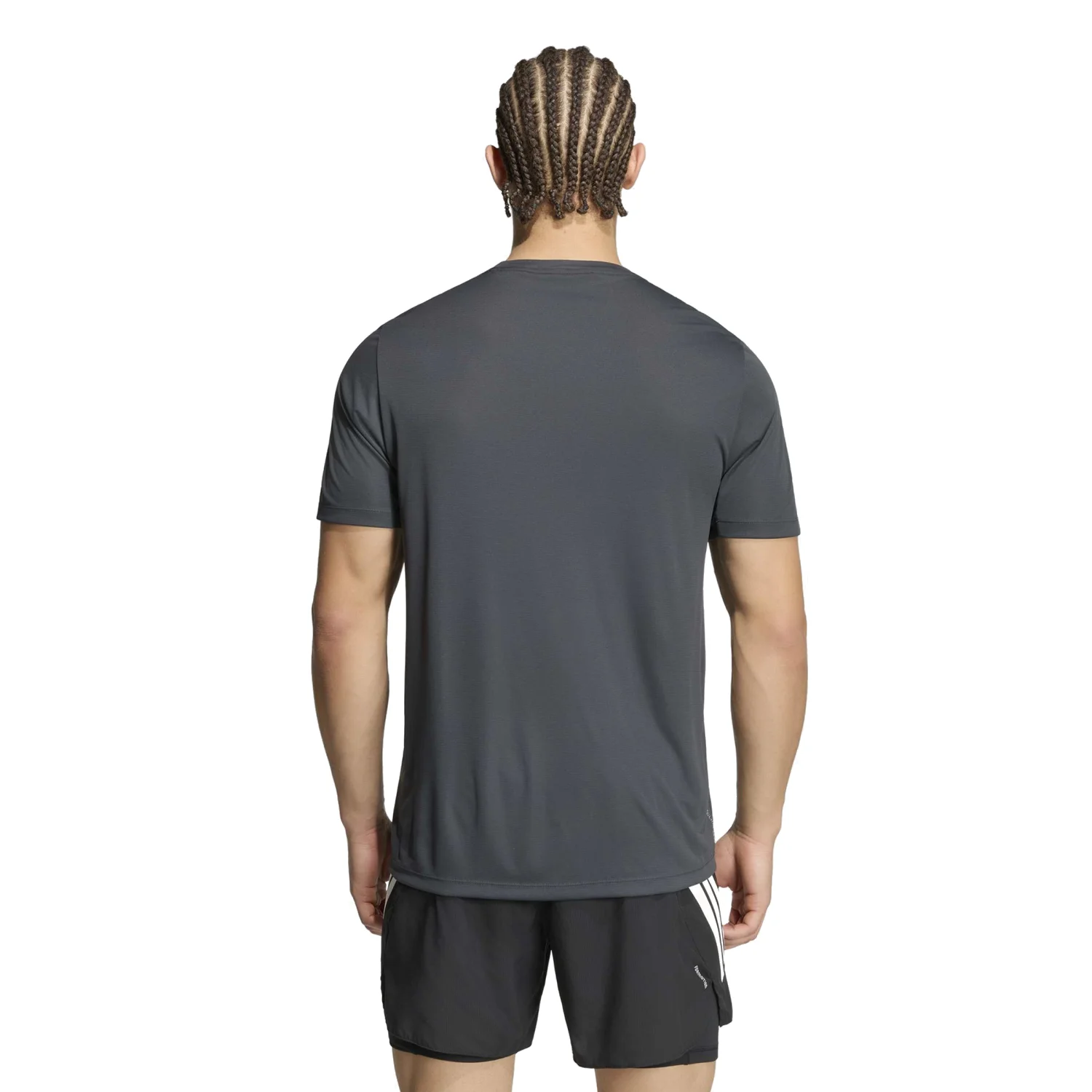 adidas Erkek Gray Adi365 Running Essentials Tişört KG3190 - Görsel 3